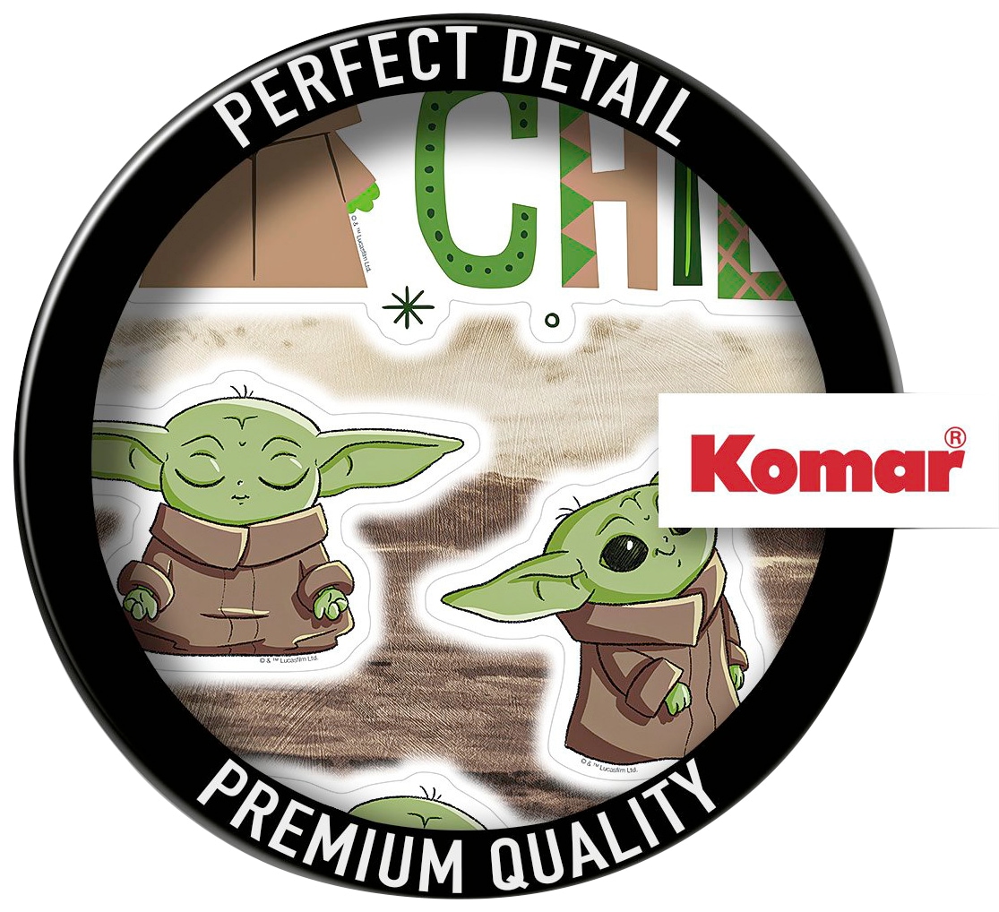 Komar Wandtattoo »Mandalorian Founding Grogu - Grösse 50 x 70 cm«, (10 St.), selbstklebend, Wandsticker, Kinderzimmer