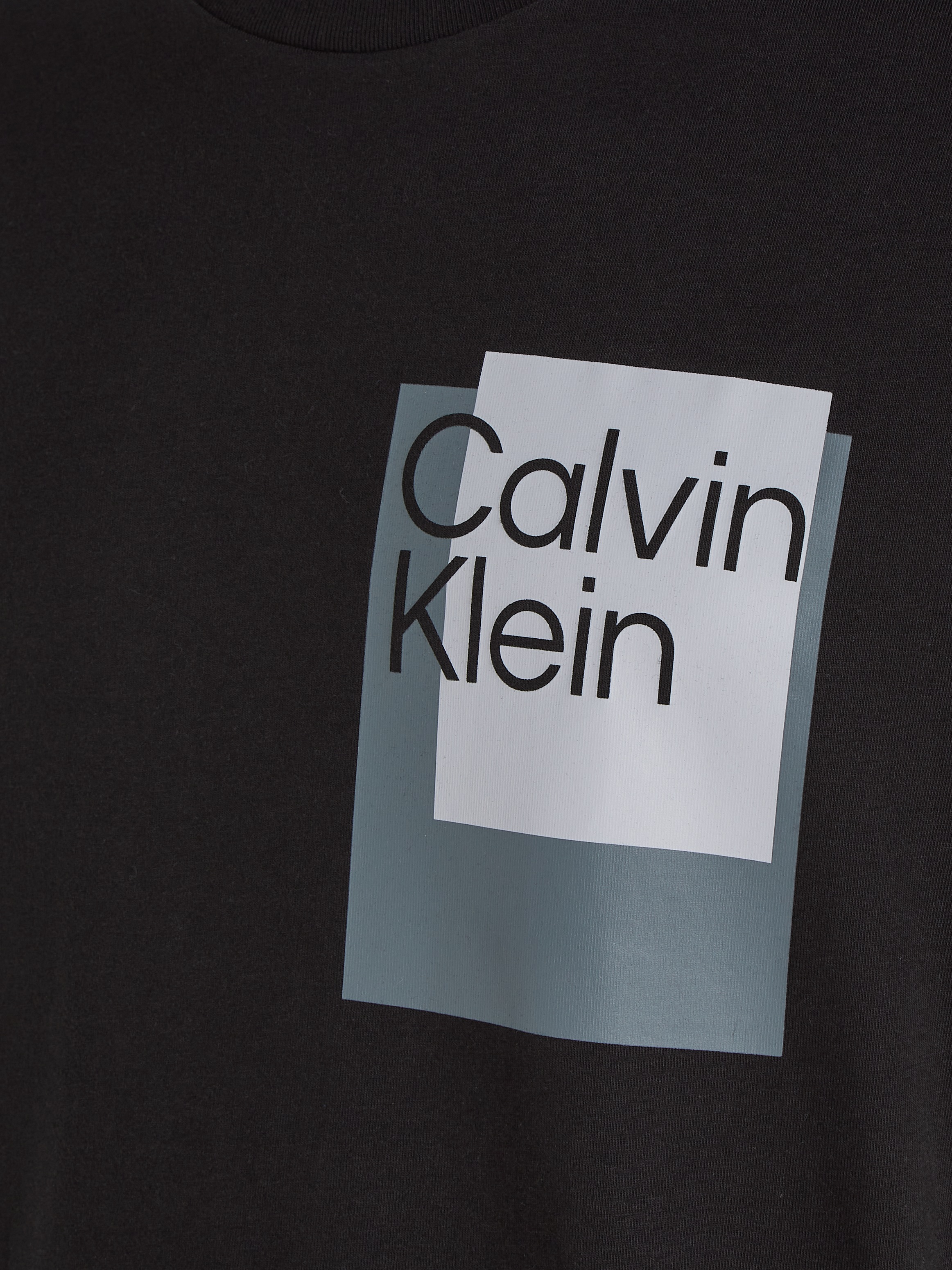 T-SHIRT« Calvin versandkostenfrei T-Shirt ♕ Klein LOGO »OVERLAY BOX auf