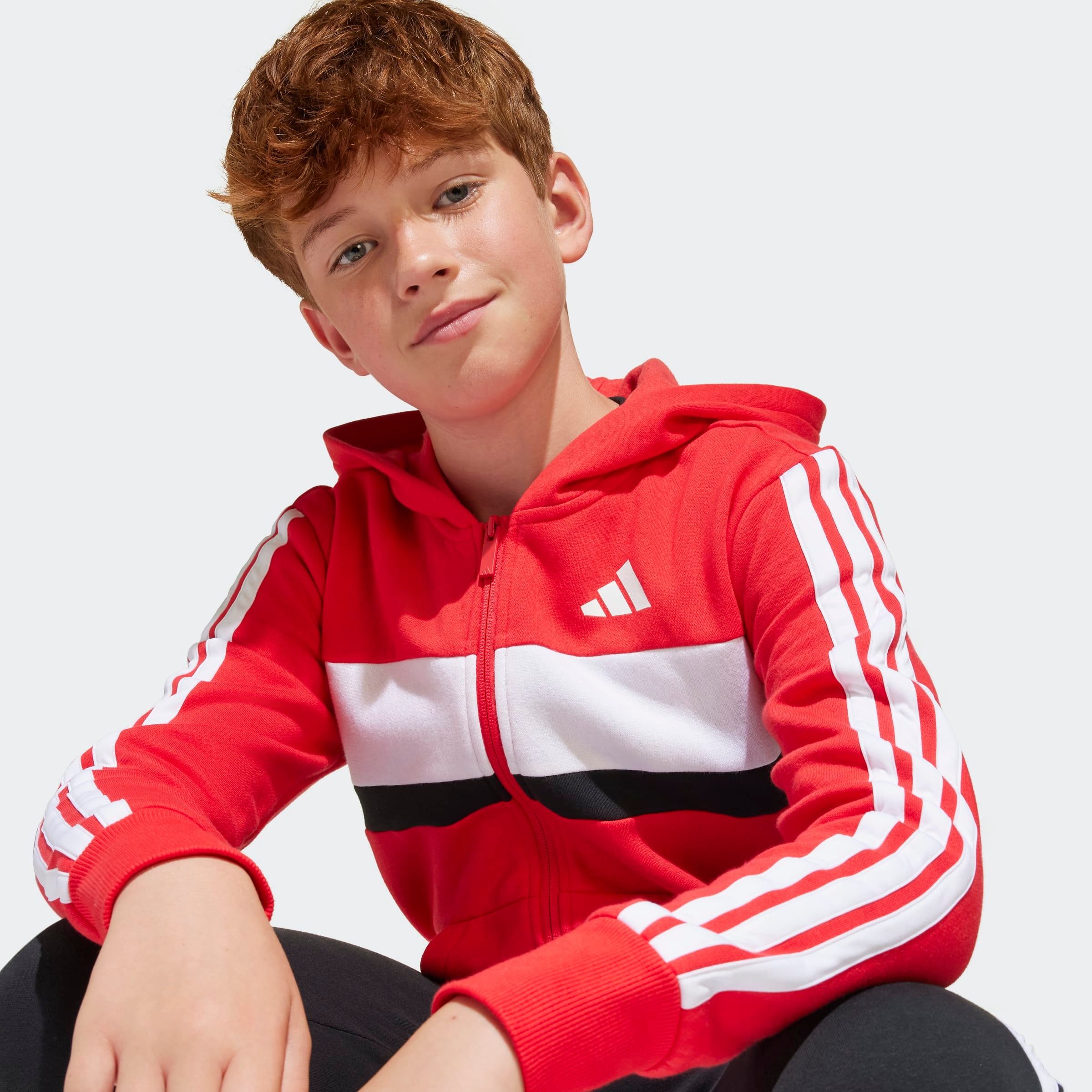 adidas Sportswear Trainingsanzug »J 3S TIB FL TS«, (2 tlg.)
