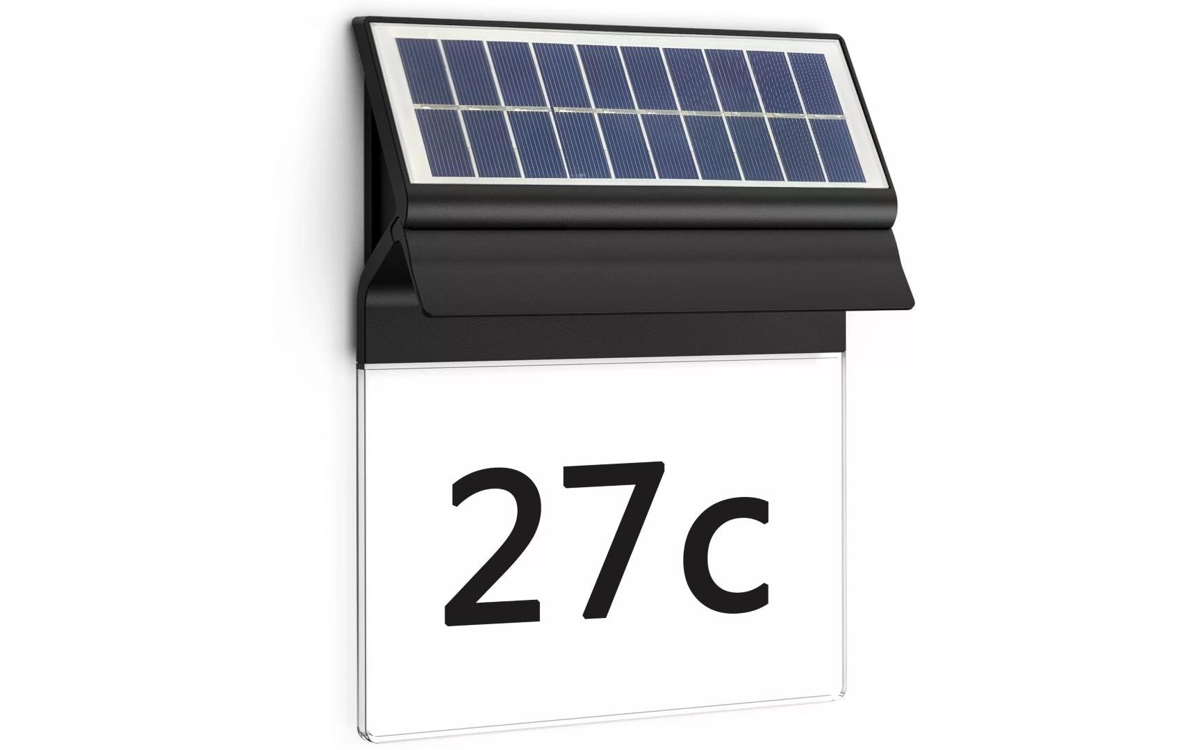 Aussen-Wandleuchte »Solar Enkara 2700K, schwarz«