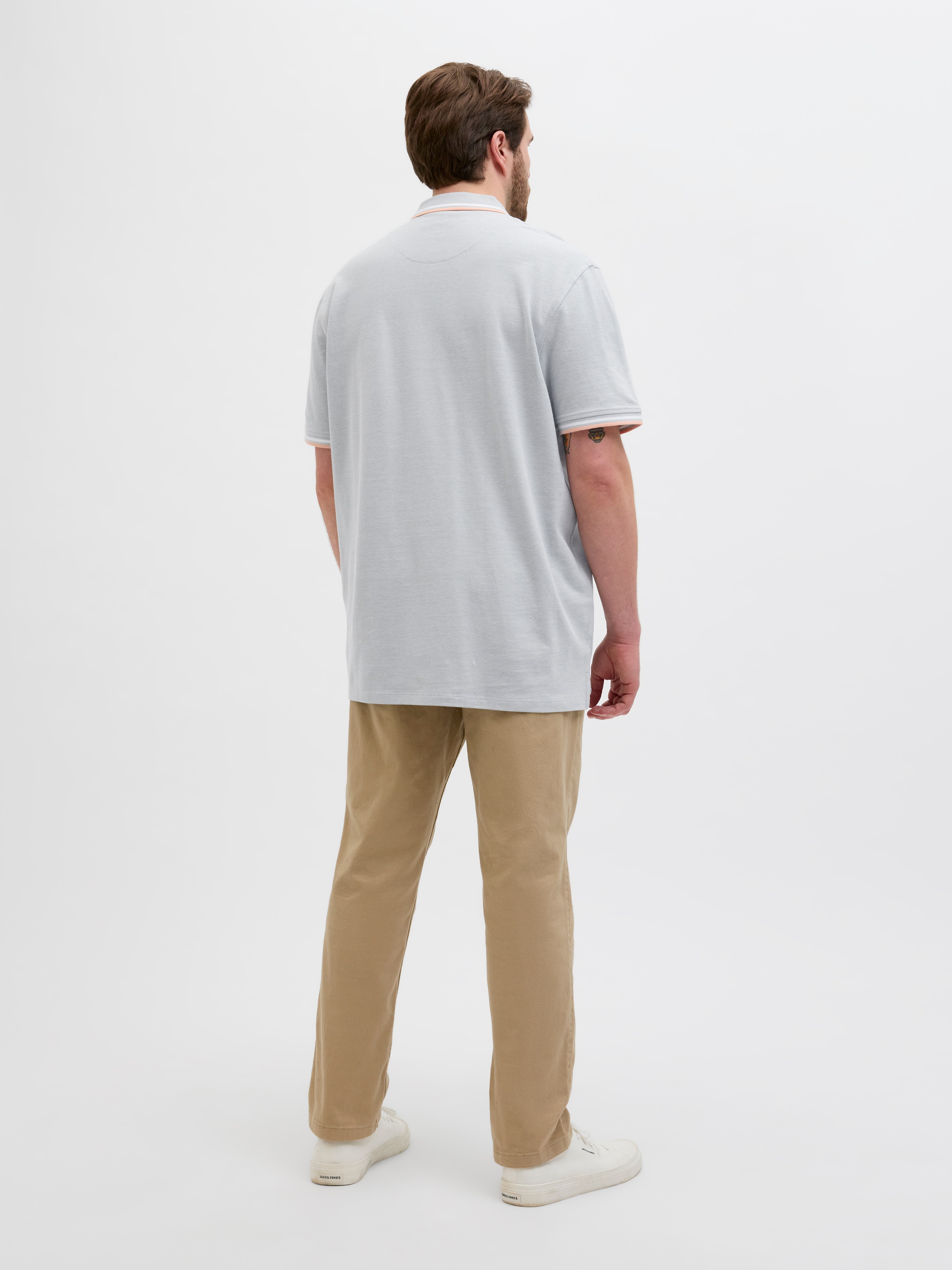 Jack & Jones PlusSize Poloshirt »JJEPAULOS POLO SS NOOS PLS«, mit Logo Stickerei