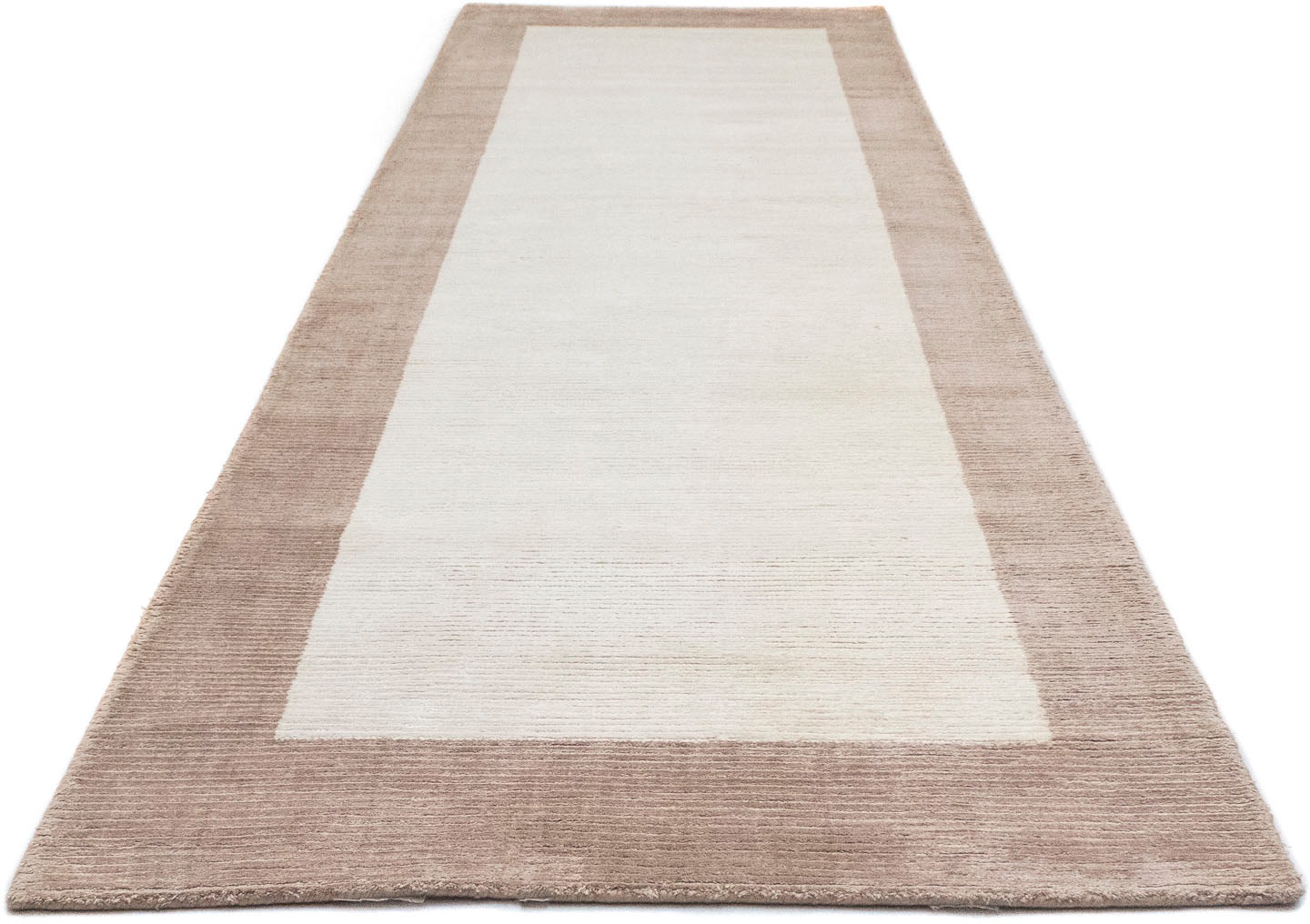 Image of morgenland Läufer »Nepal Teppich handgeknüpft beige«, rechteckig, 12 mm Höhe, Viskose bei Ackermann Versand Schweiz