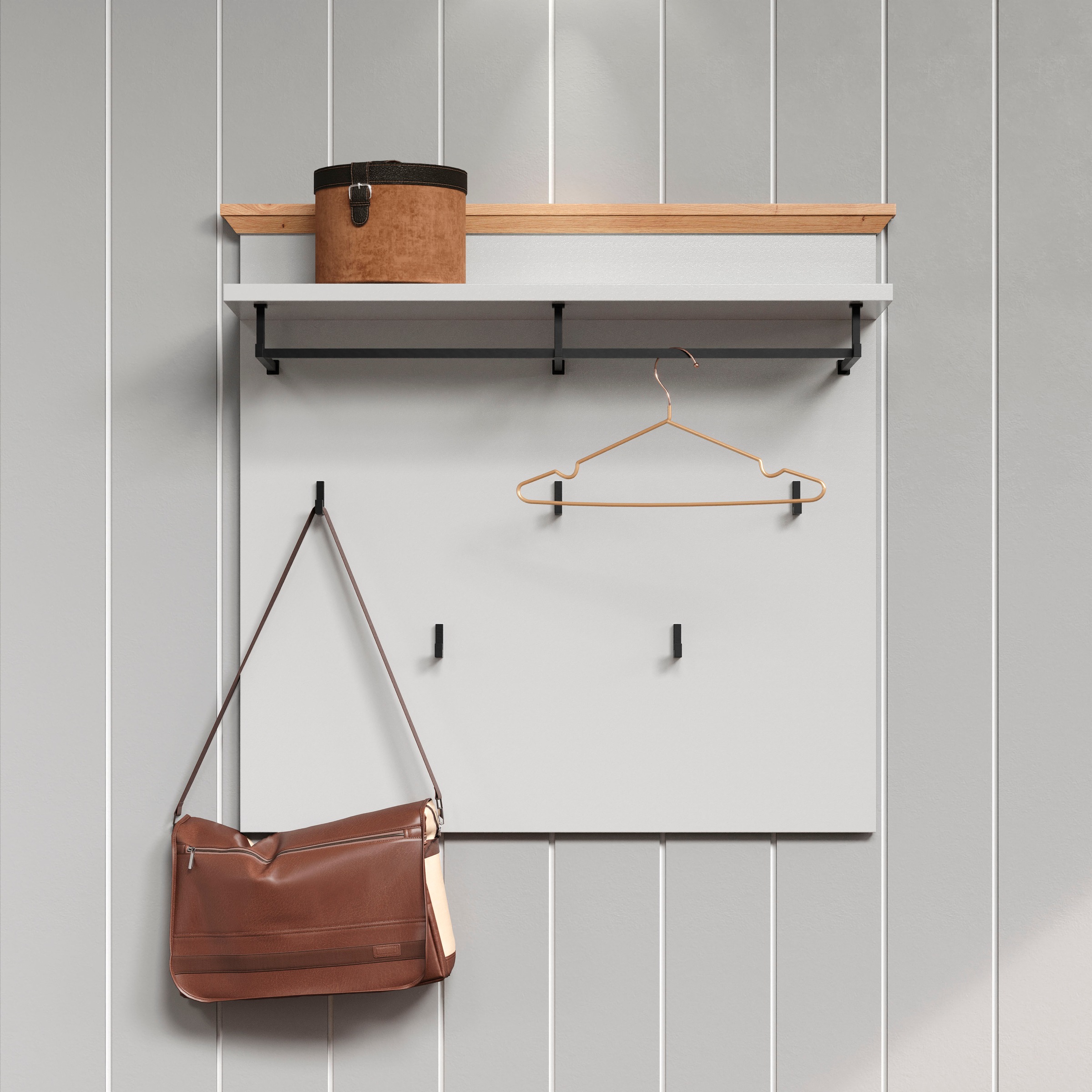 Home affaire Garderoben-Set »Herzwill«, (5 St.), 5-teiliges Sparset bestehend aus Schrank, Masse B/H/T ca.: 267/201/41cm