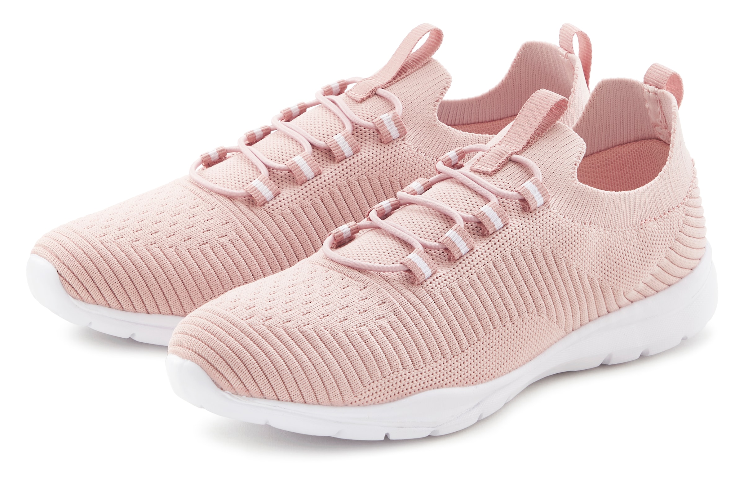 LASCANA Sneaker, Slip In´s, Freizeitschuh, Halbschuh superleicht aus Textil VEGAN