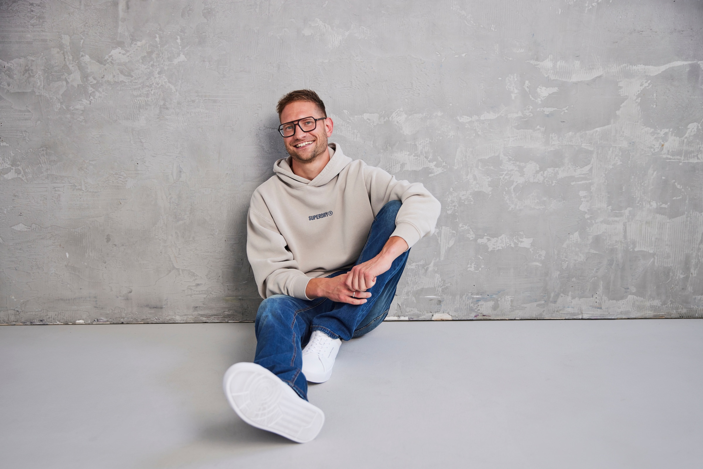 Superdry Kapuzensweatshirt »MICRO LOGO GRAPHIC LOOSE HOOD«