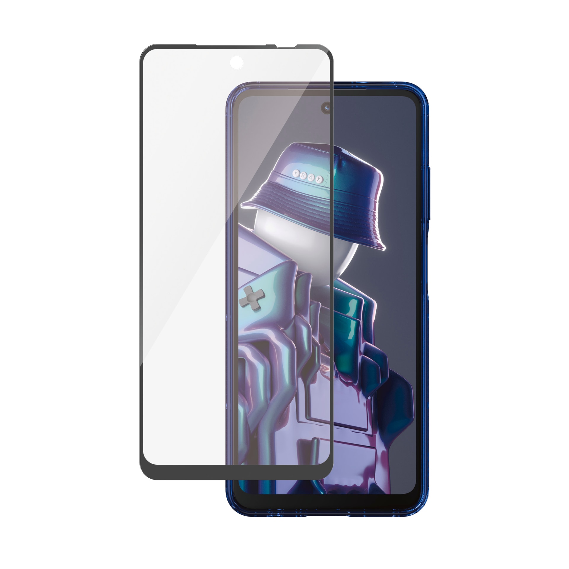 CARE by PanzerGlass Displayschutzglas »Ultra-Wide Fit Screen Protection«, für HMD Fusion, Displayschutzfolie, Schutzfolie, Bildschirmschutz, kratz- & stossfest