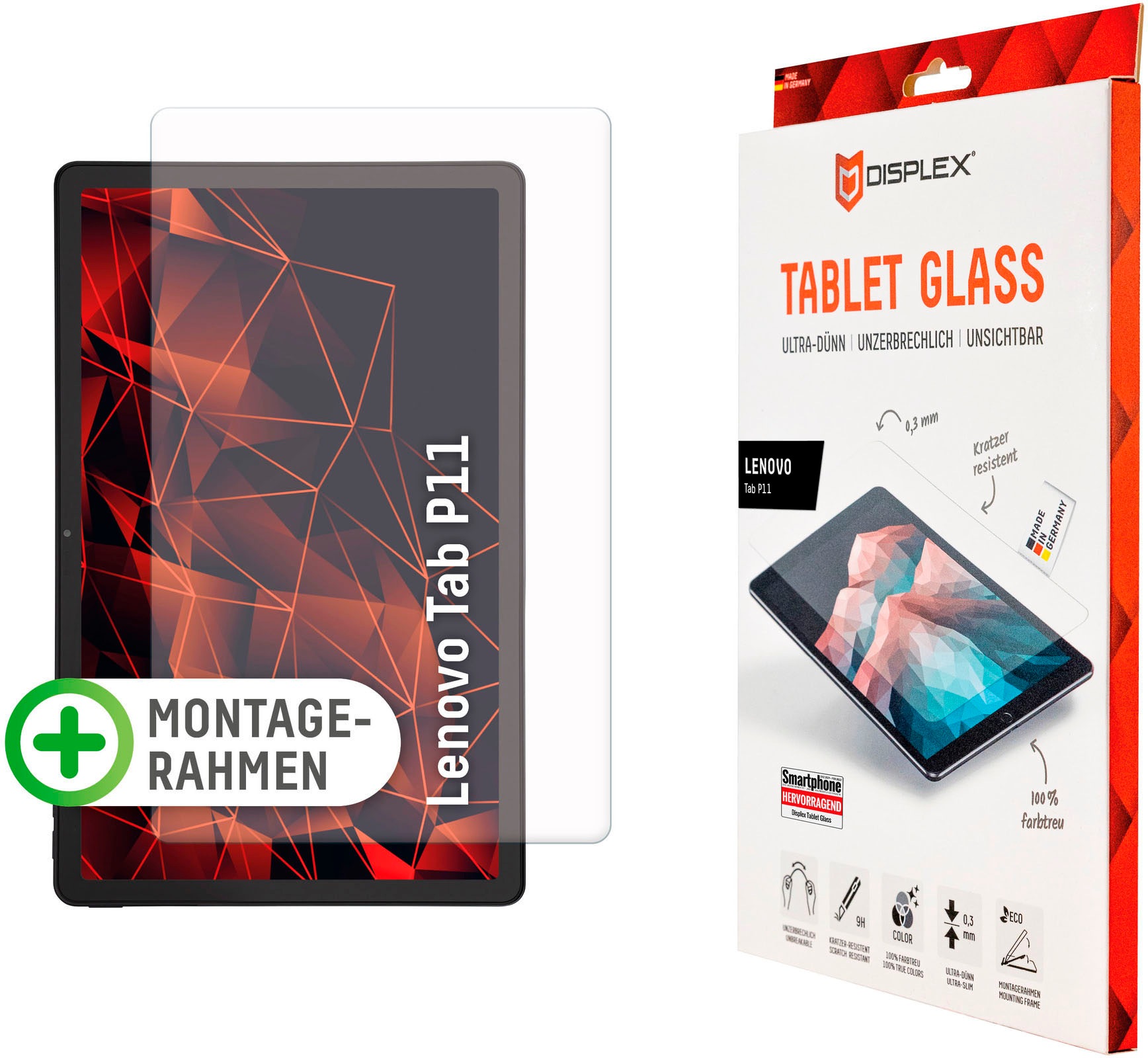 Image of Displex Displayschutzfolie »Tablet Glass Lenovo Tab P11«, für Lenovo Tab P11 bei Ackermann Versand Schweiz