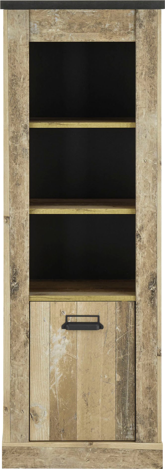 Home affaire Midischrank »SHERWOOD«, in modernem Holz Dekor, mit Apothekergriffen aus Metall, Höhe 146 cm