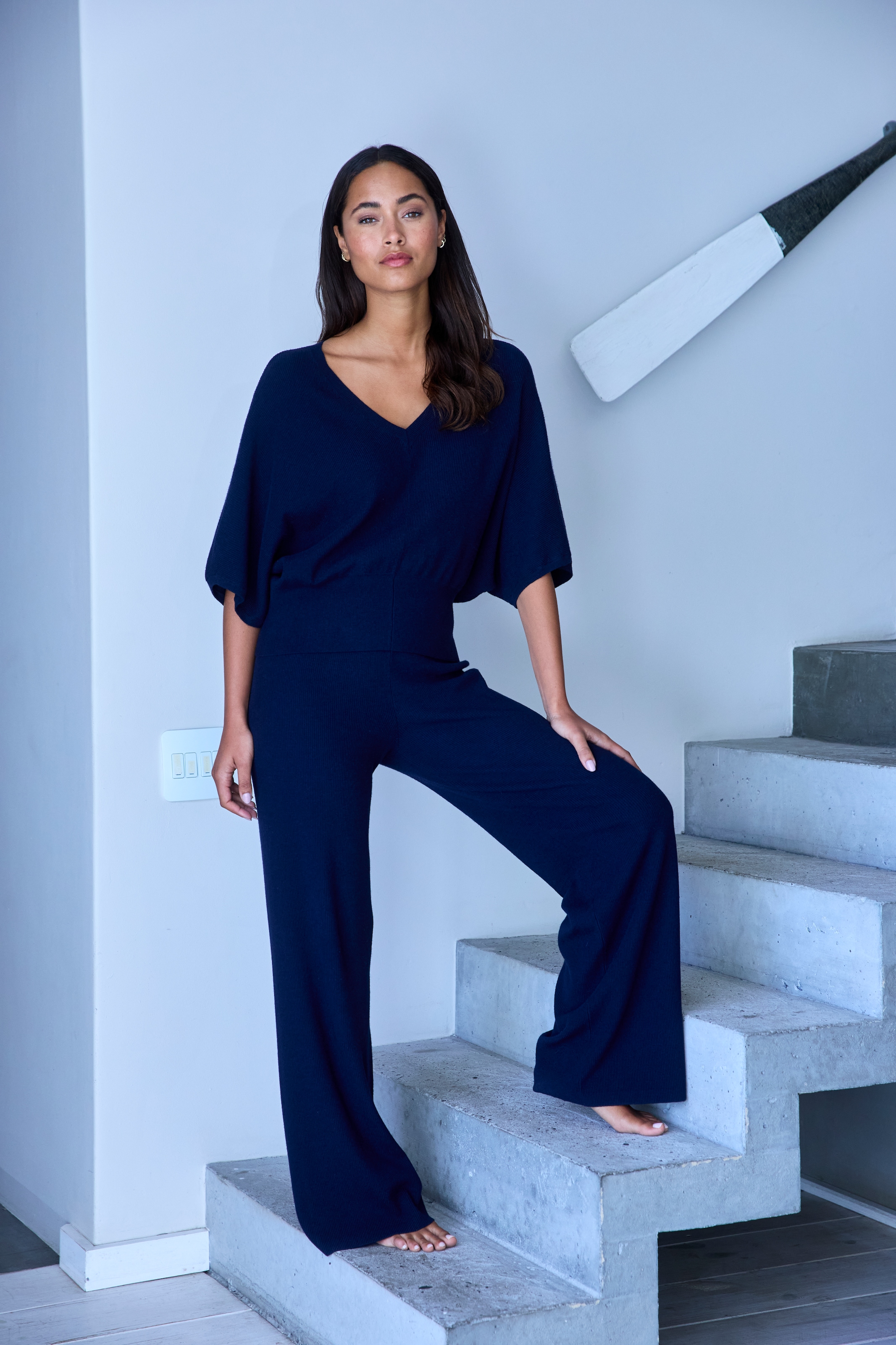Copenhagen Studios Strickhose, aus hochwertigem Rippstrick