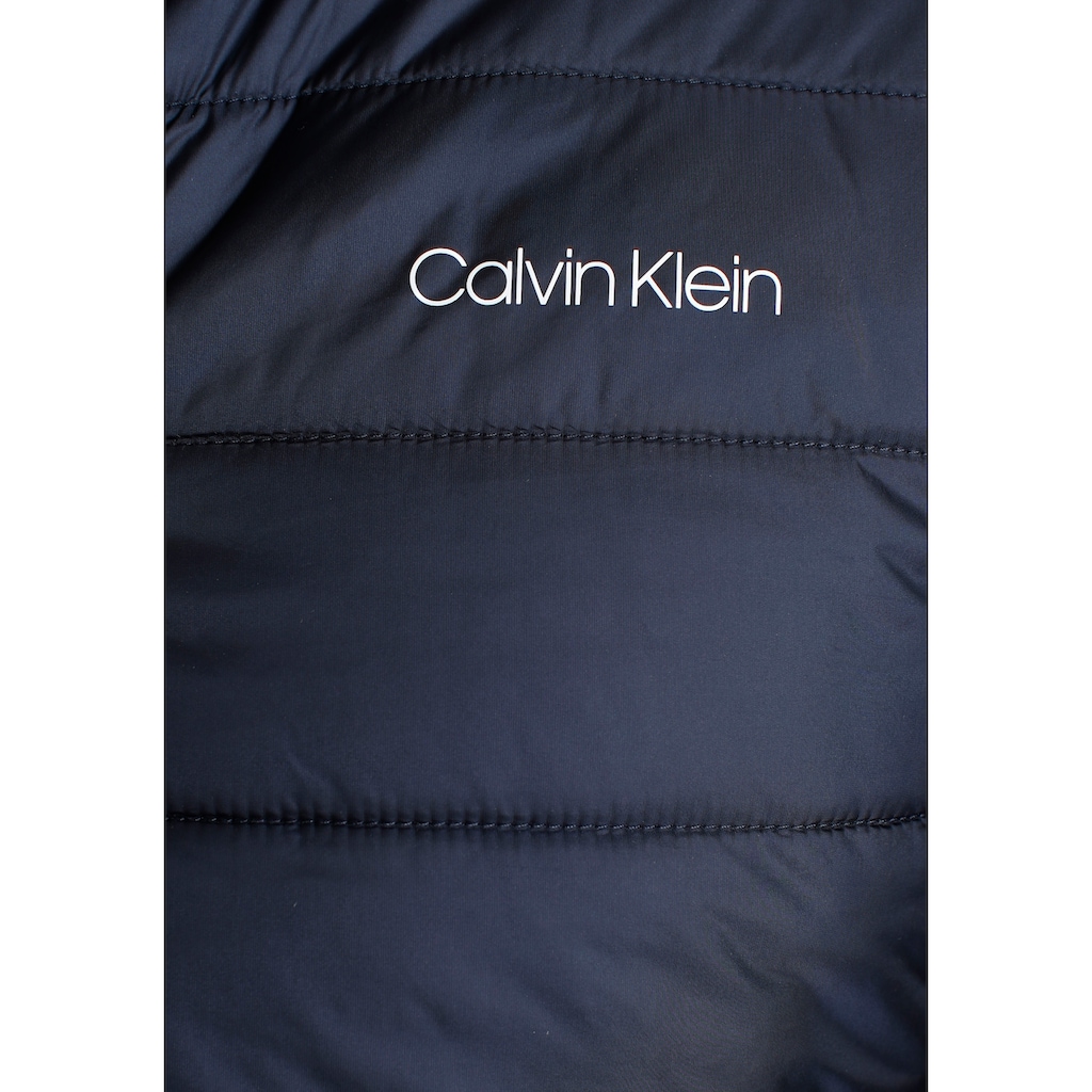 Calvin Klein Steppjacke »Side Logo«, ohne Kapuze