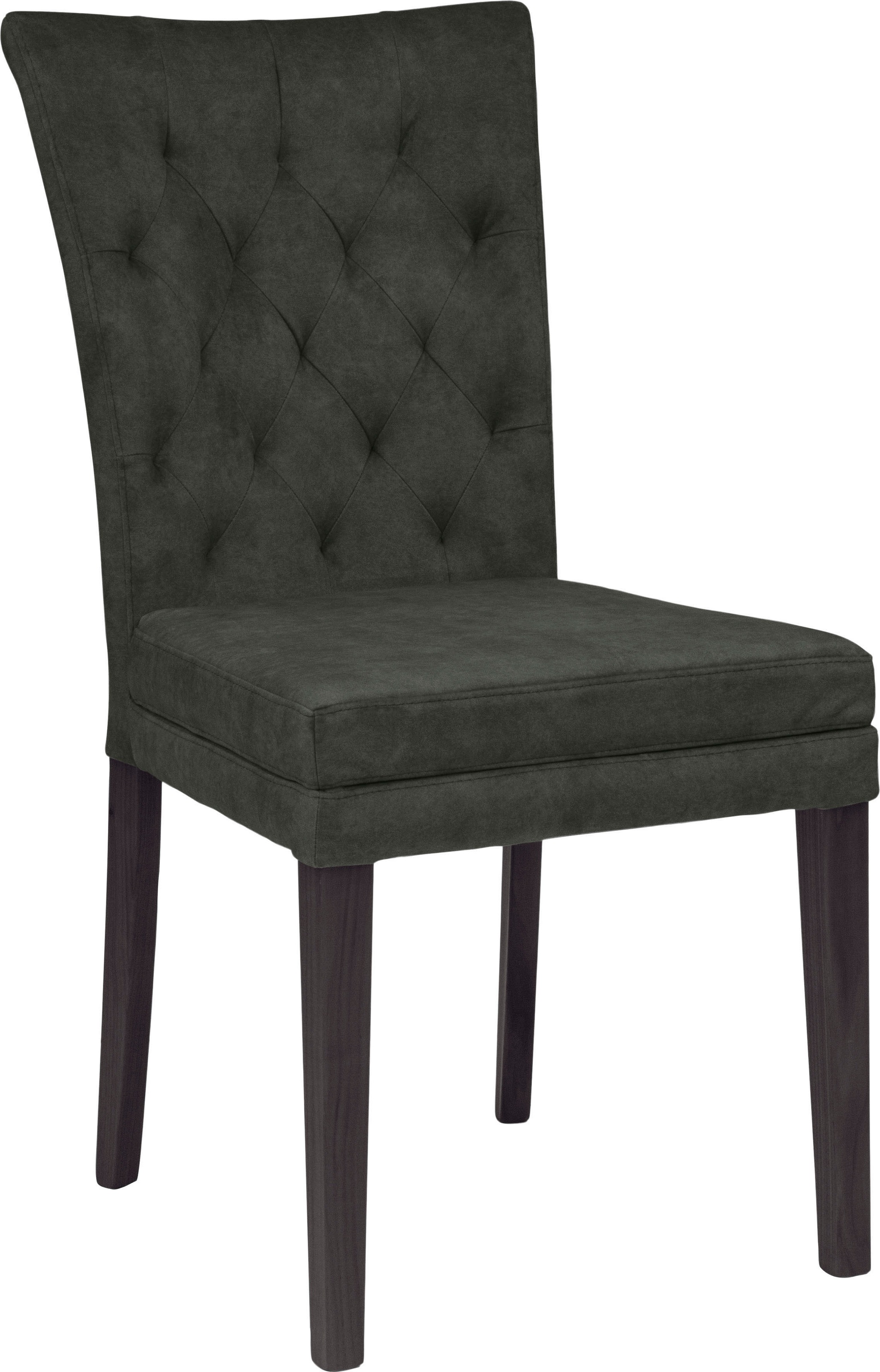 Home affaire Chaise à 4 pieds »Colorado« (Set) 2 cuisBeine aus Buche, wengefarben lackiert, Im 2er, 4er oder 6er-Set