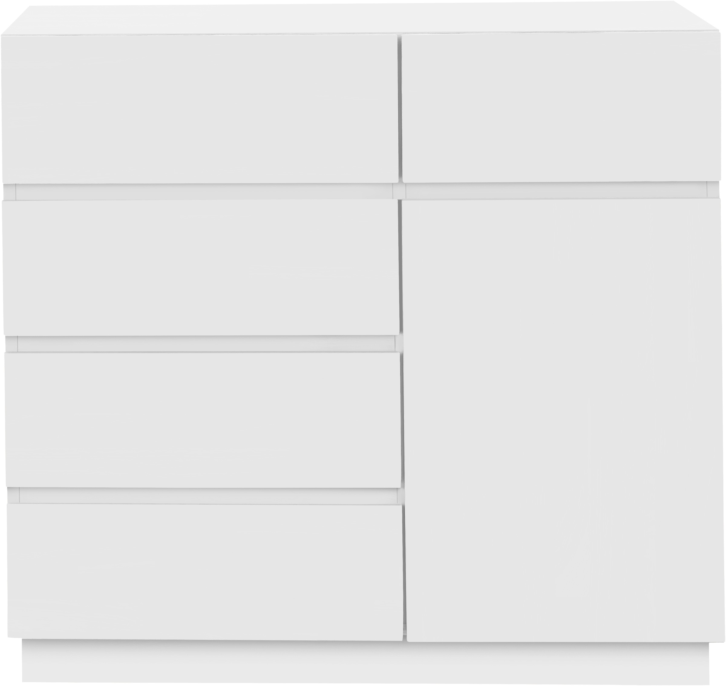 Home affaire Kommode »Laima«, Breite 90 cm, mit 5 Schubladen, teilmassiv, FSC®-zertifiziert