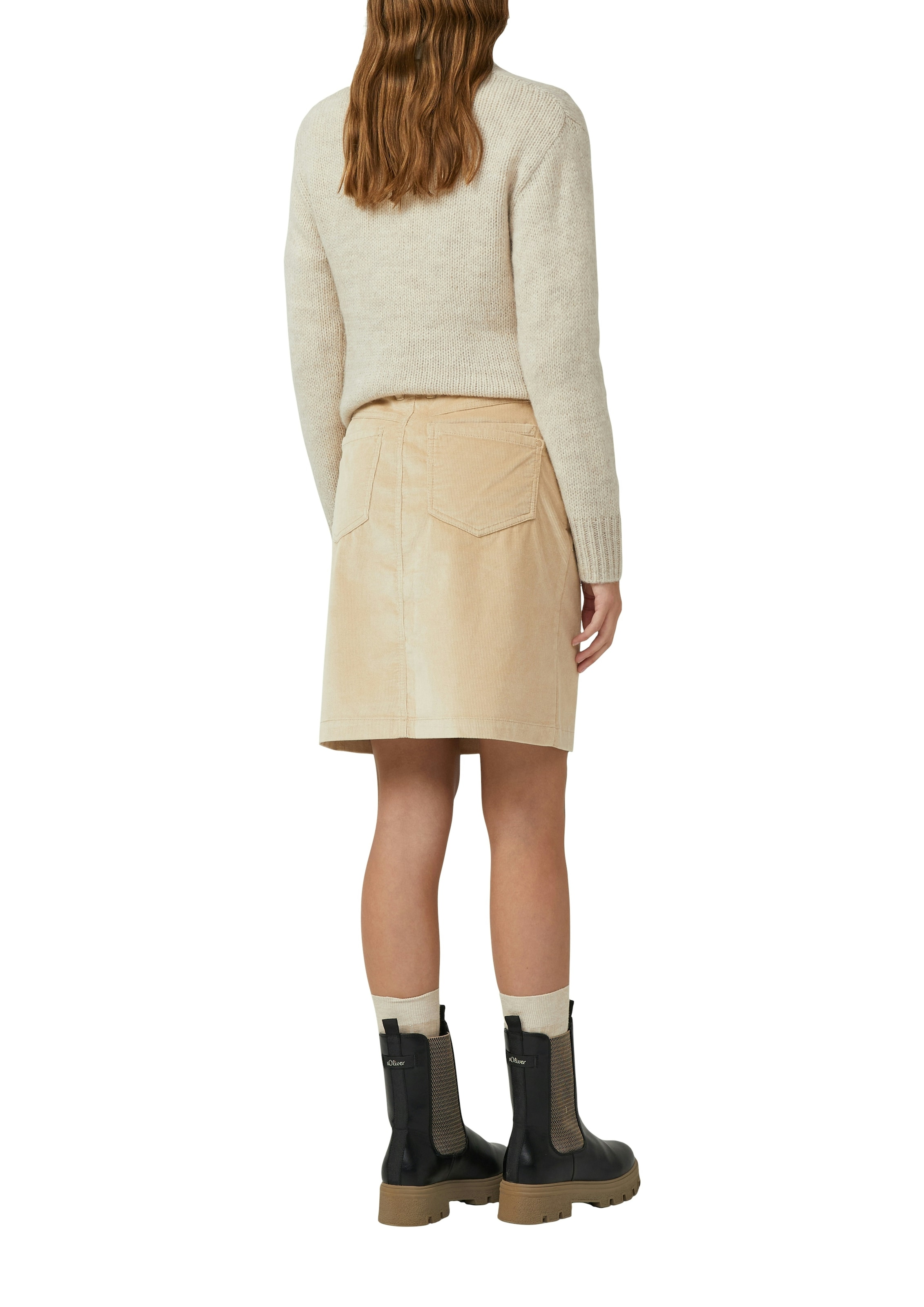 s.Oliver Jupe en velours style Five-Pocket