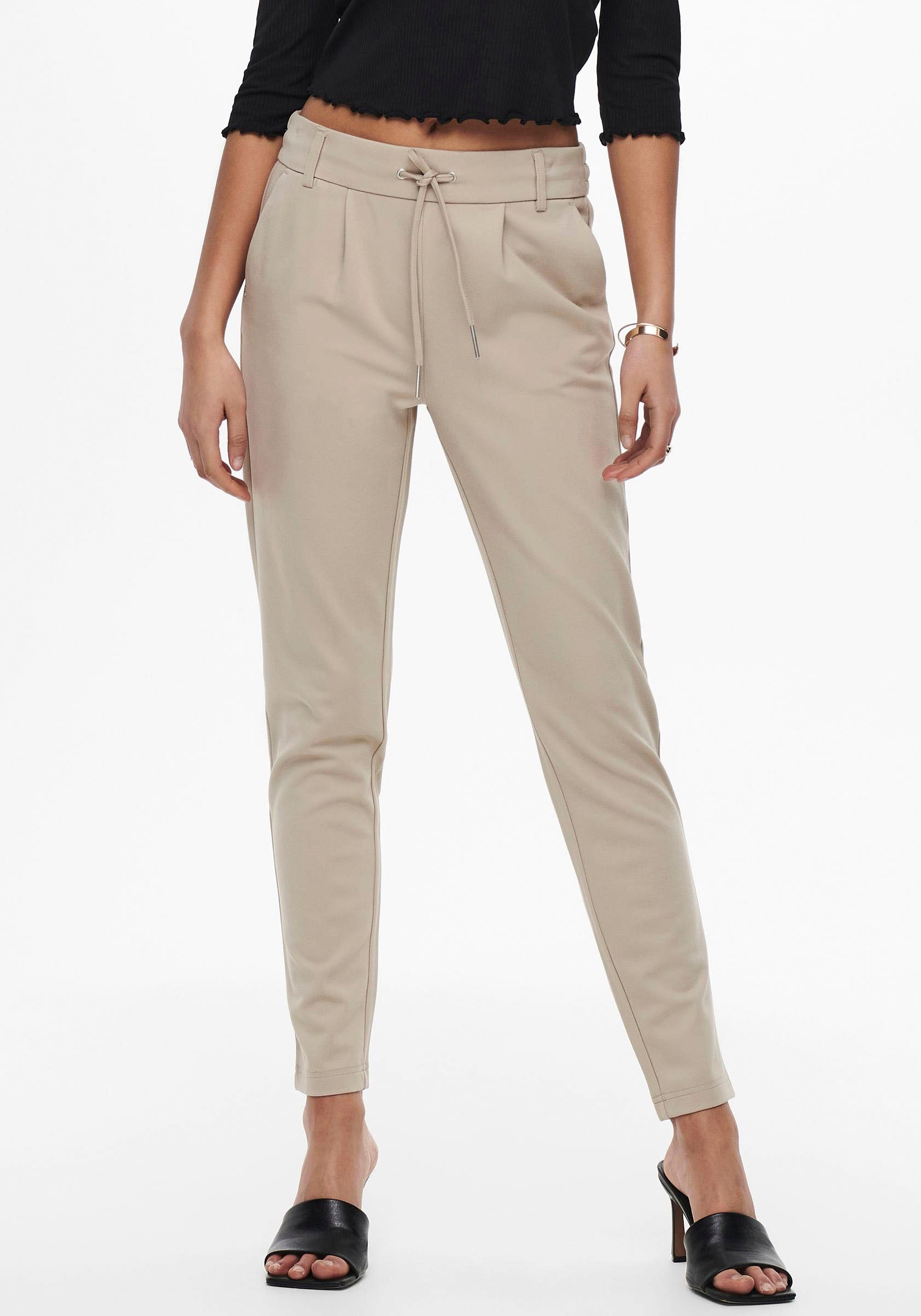 ONLY Pantalon de jogging »ONLPOPTRASH LIFE EASY COL PANT PNT NOOS«  mélange viscose, coupe régulière