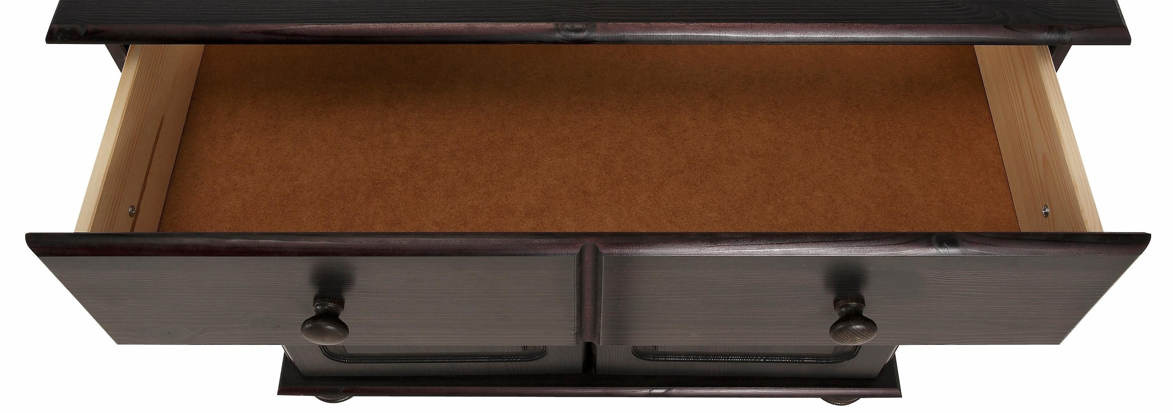Home affaire Sideboard »Mette«, günstig cm 80 Füssen, kaufen mit kugelförmigen gefrästen, Breite