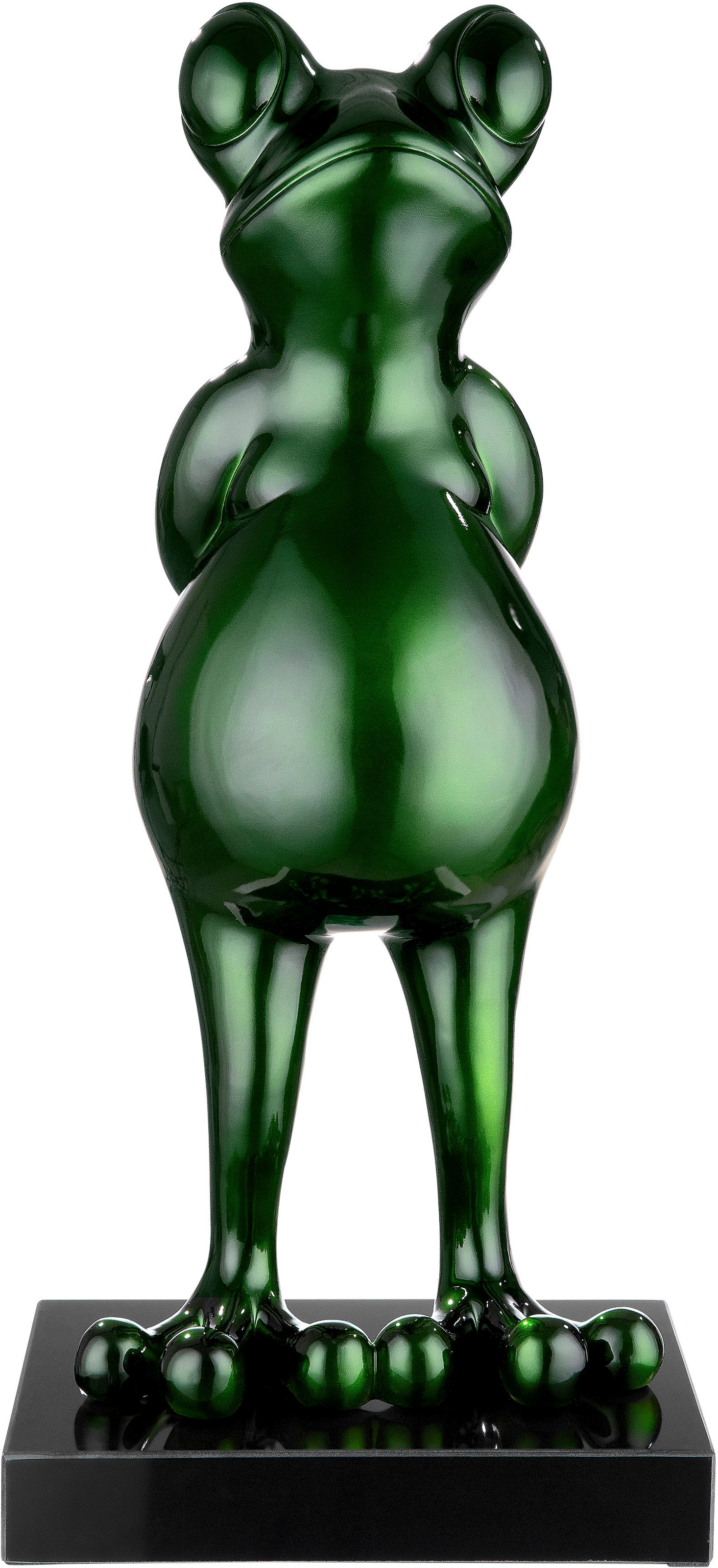Tierfigur »Skulptur Frog«, auf Marmorbase