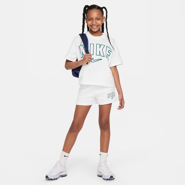 Mindestbestellwert für shoppen BOXY »G Trendige Sportswear TEE Short PRNT NSW T-Shirt Nike Kinder« ohne - Sleeve