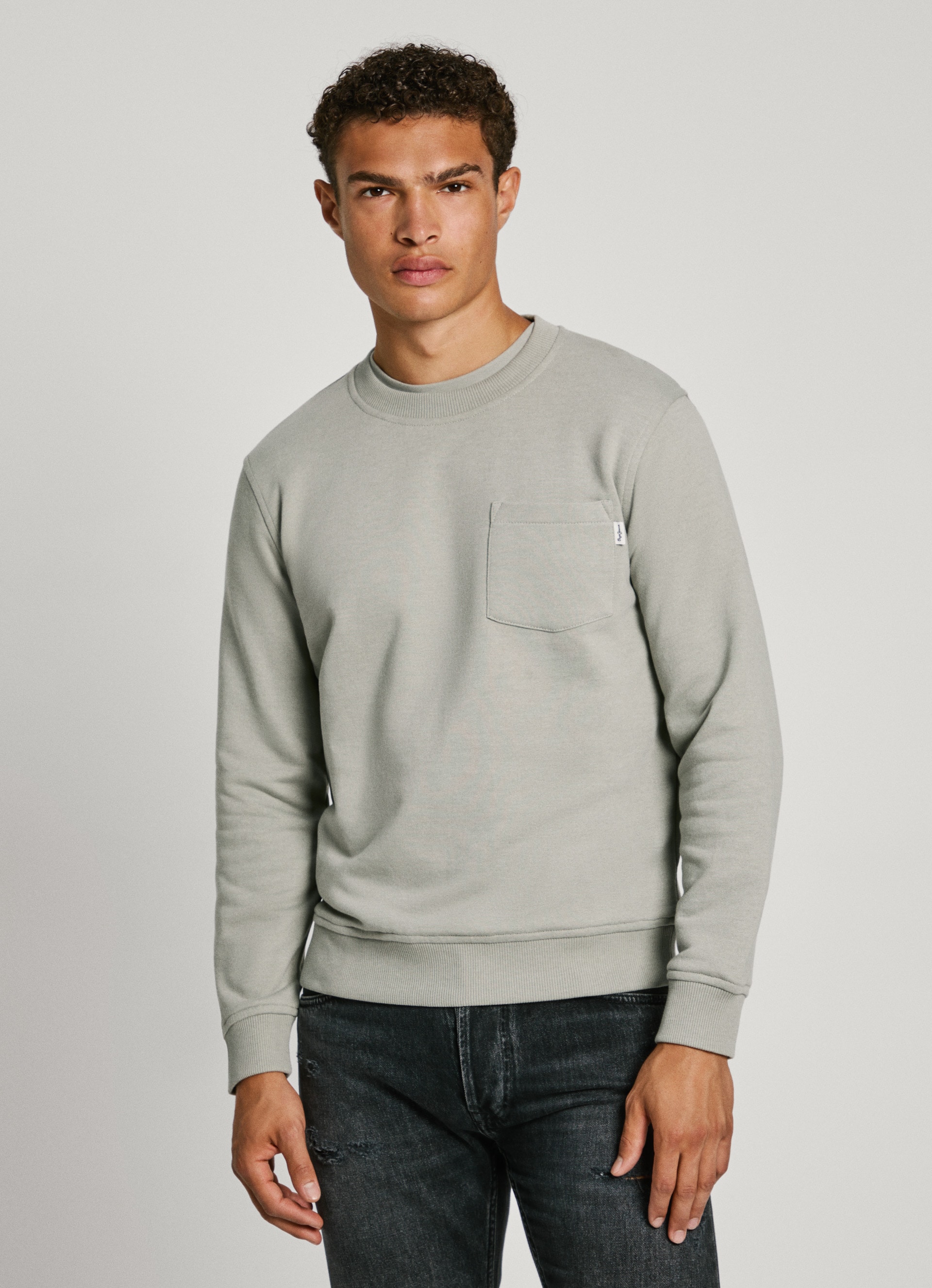 Pepe Jeans Sweatshirt »MANS CREW«, mit Brusttasche