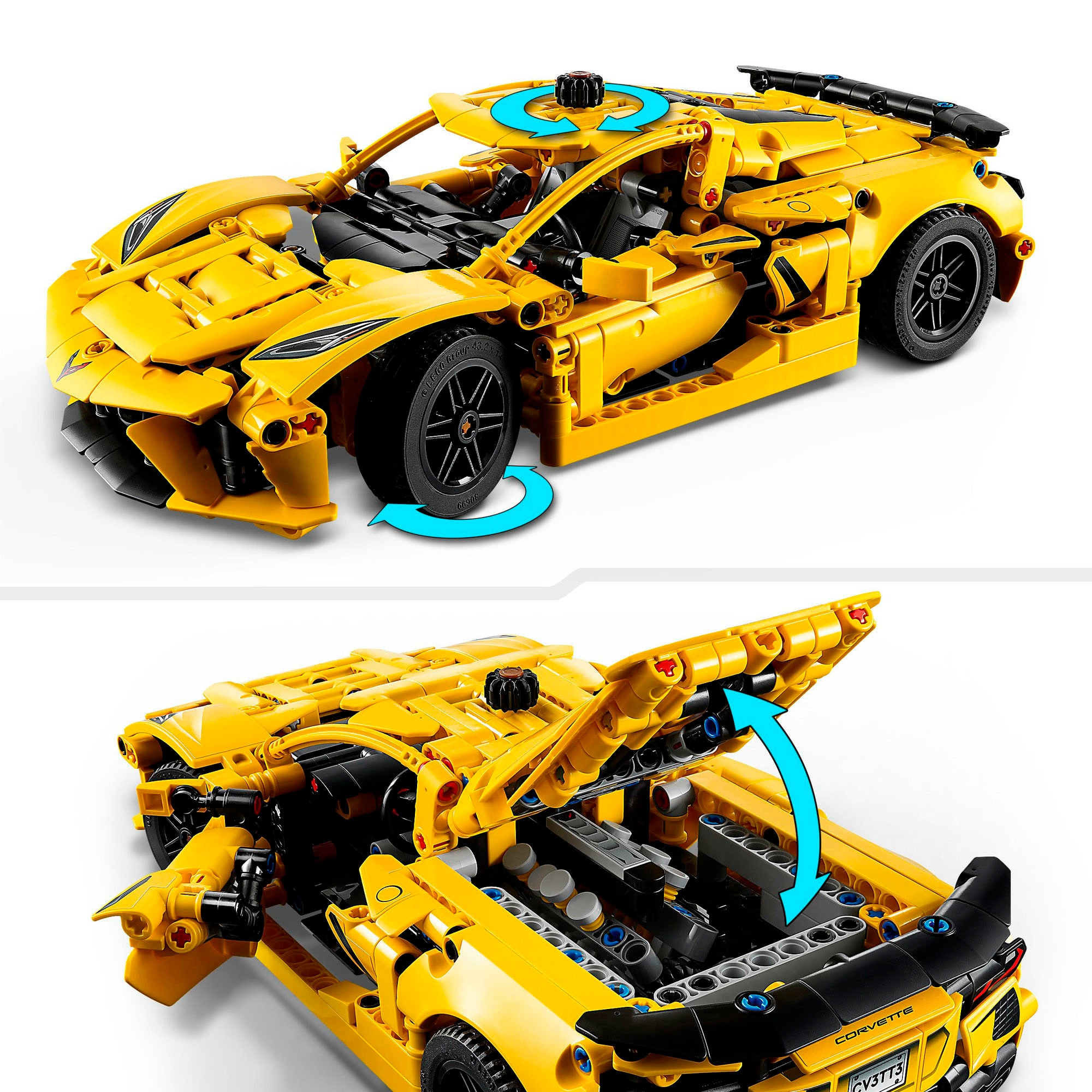 LEGO® Pions de construction »Chevrolet Corvette Stingray (42205), LEGO® Technic« Made in Europe