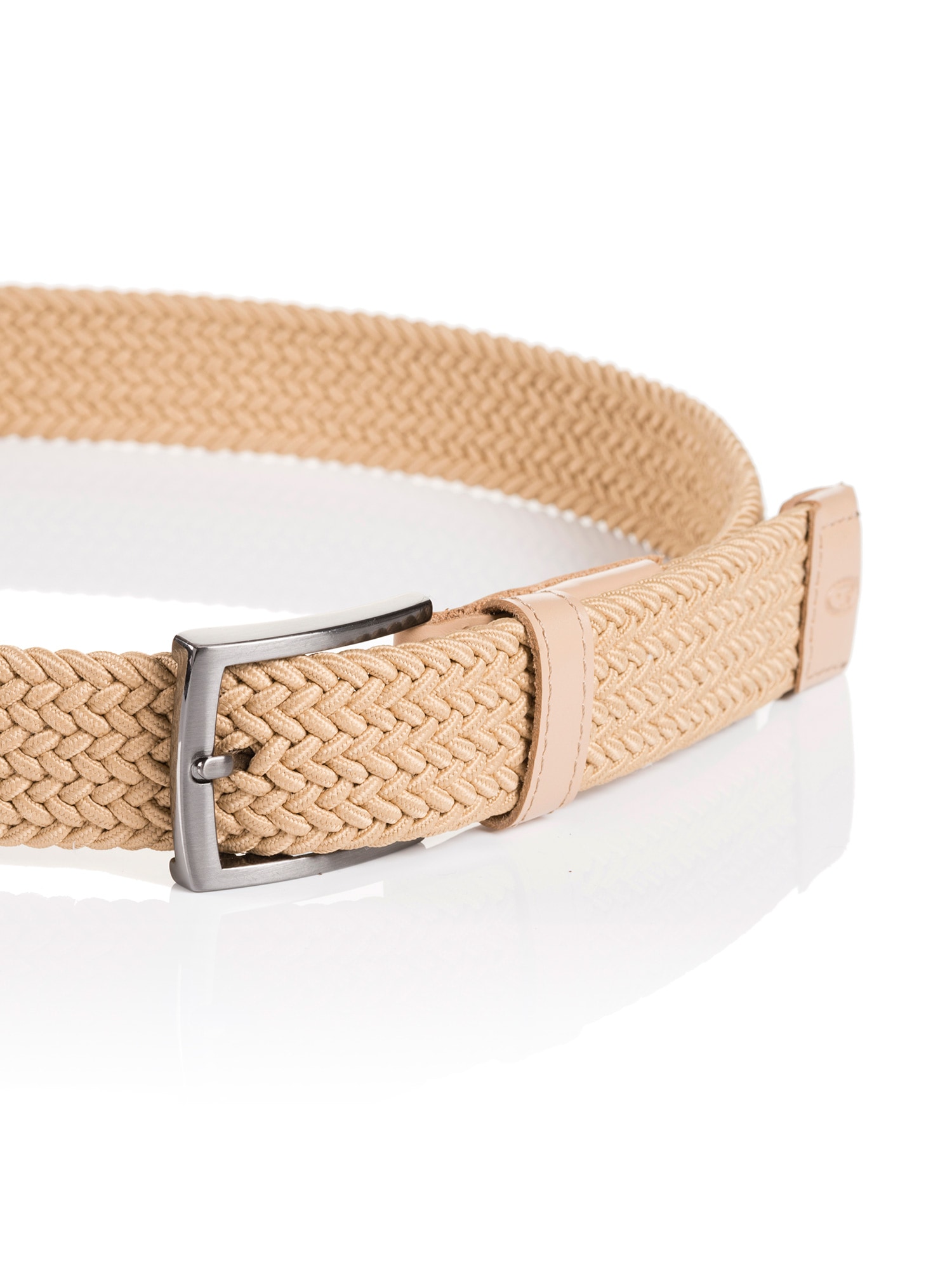 TOM TAILOR Flechtgürtel »TTJAMIE«, 3,5 cm breiter Flechtgürtel, Casual Look, bis Gr. 120