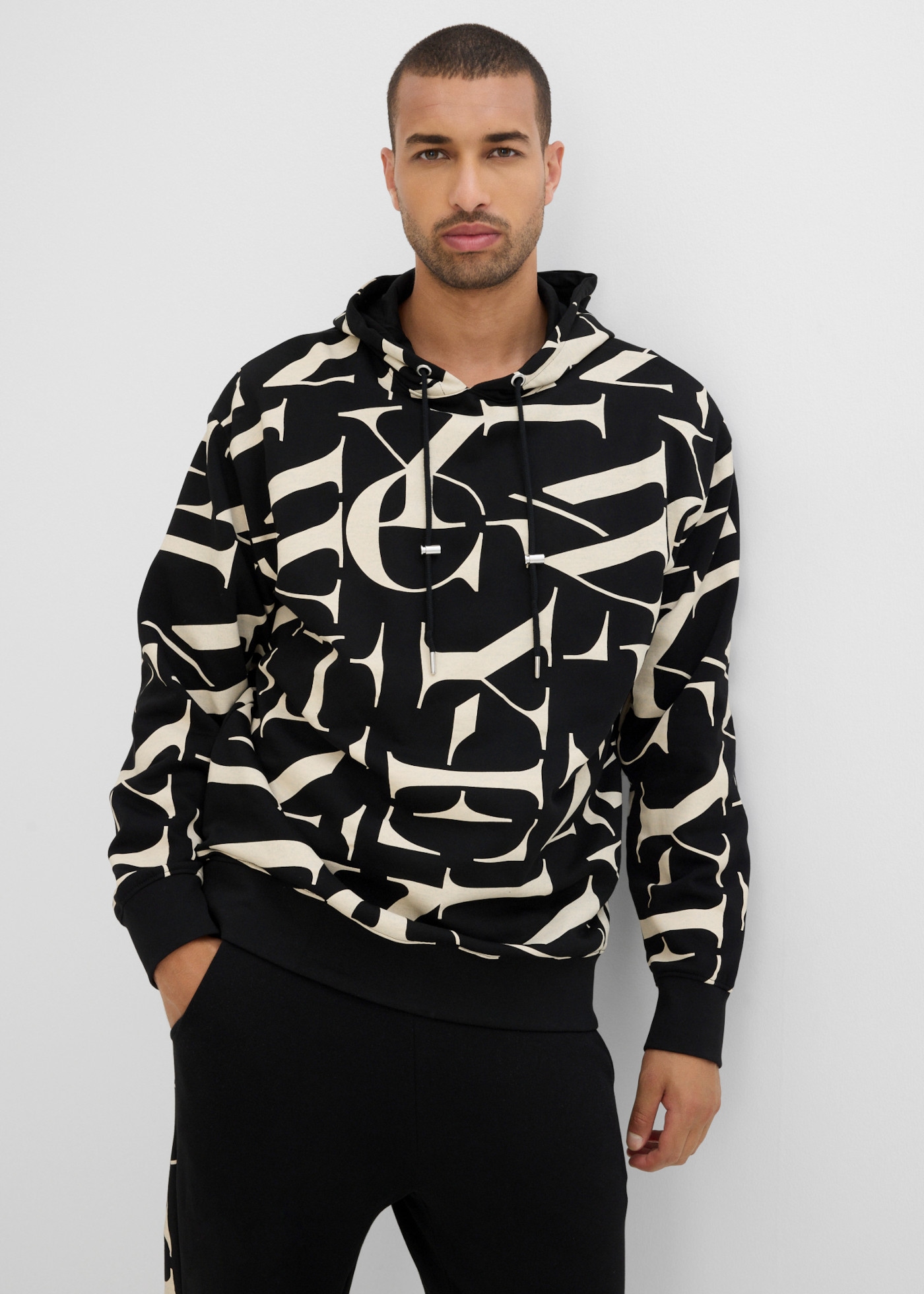 Image of bonprix Hoodie, aus Baumwolle, von innen weich geraut, Loose Fit