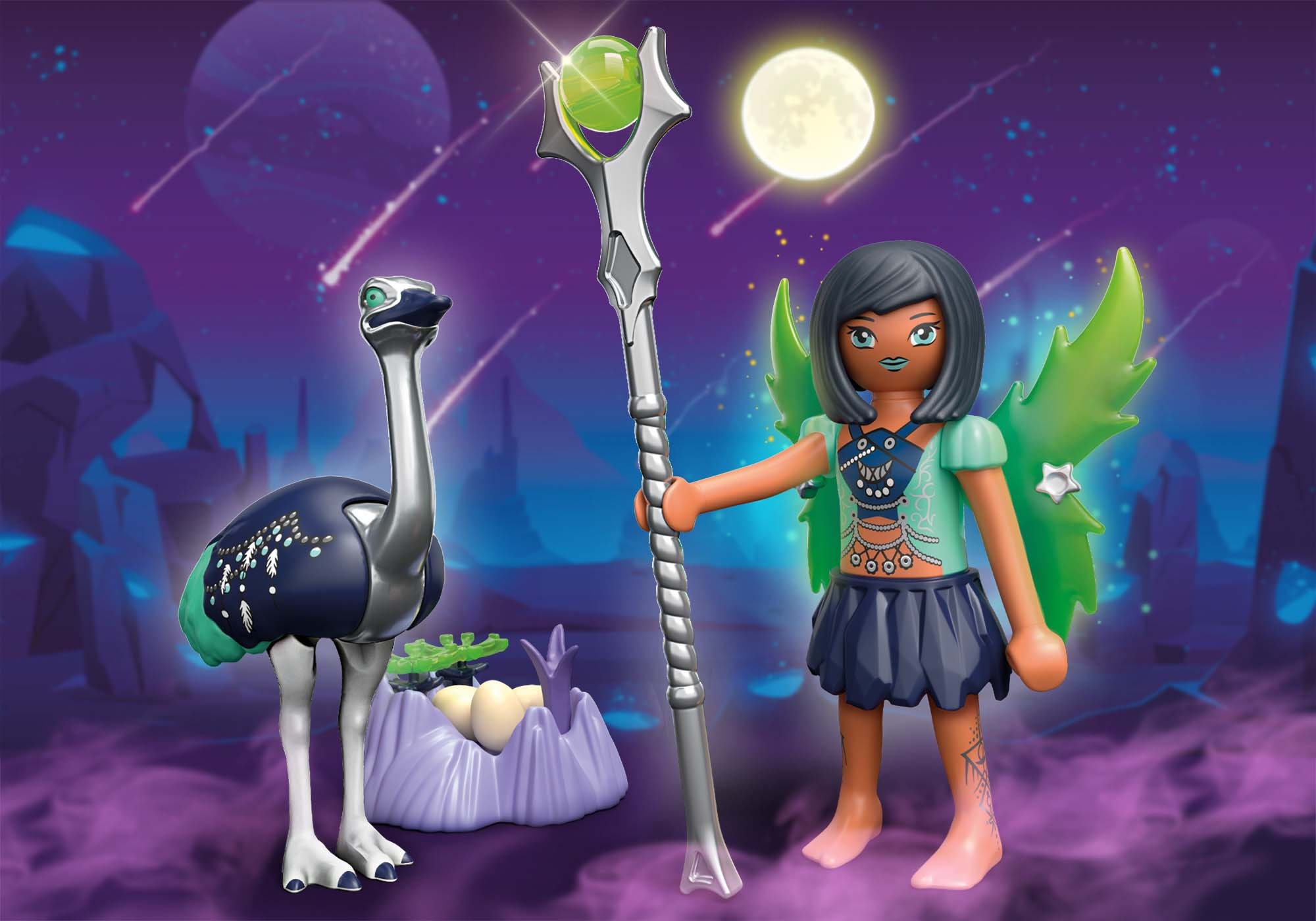 Playmobil® Konstruktions-Spielset »Moon Fairy mit Seelentier (71033), Adventures of Ayuma«, (15 St.), Made in Europe