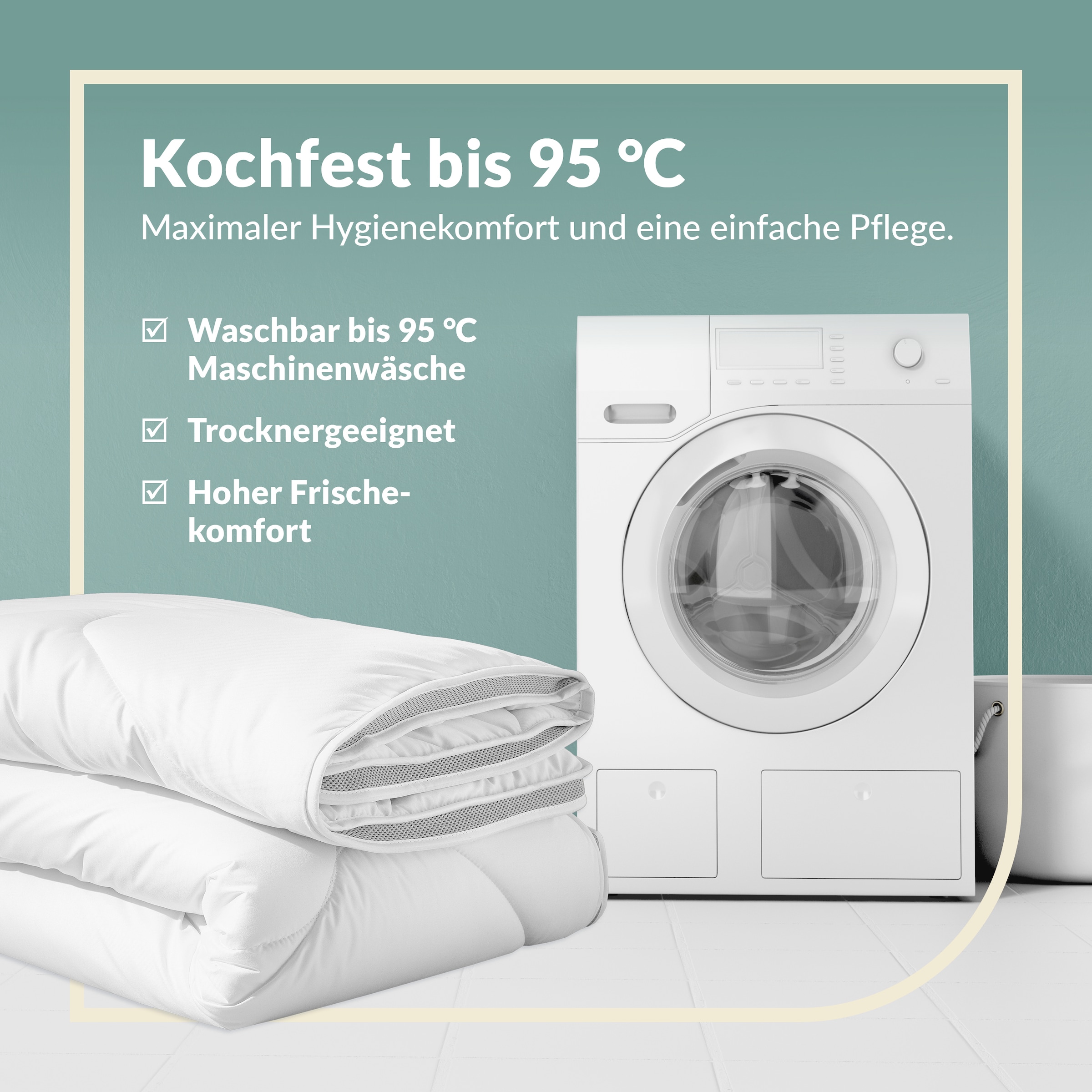 fan Microfaserbettdecke »Climacontrol® II, Bettdecken für den Winter, Made in Germany« warm Füllung 100% Polyester 1 Stk. tlg. Bettdecke 135x200 cm, 155x220 cm und weiteren Grössen, Decke