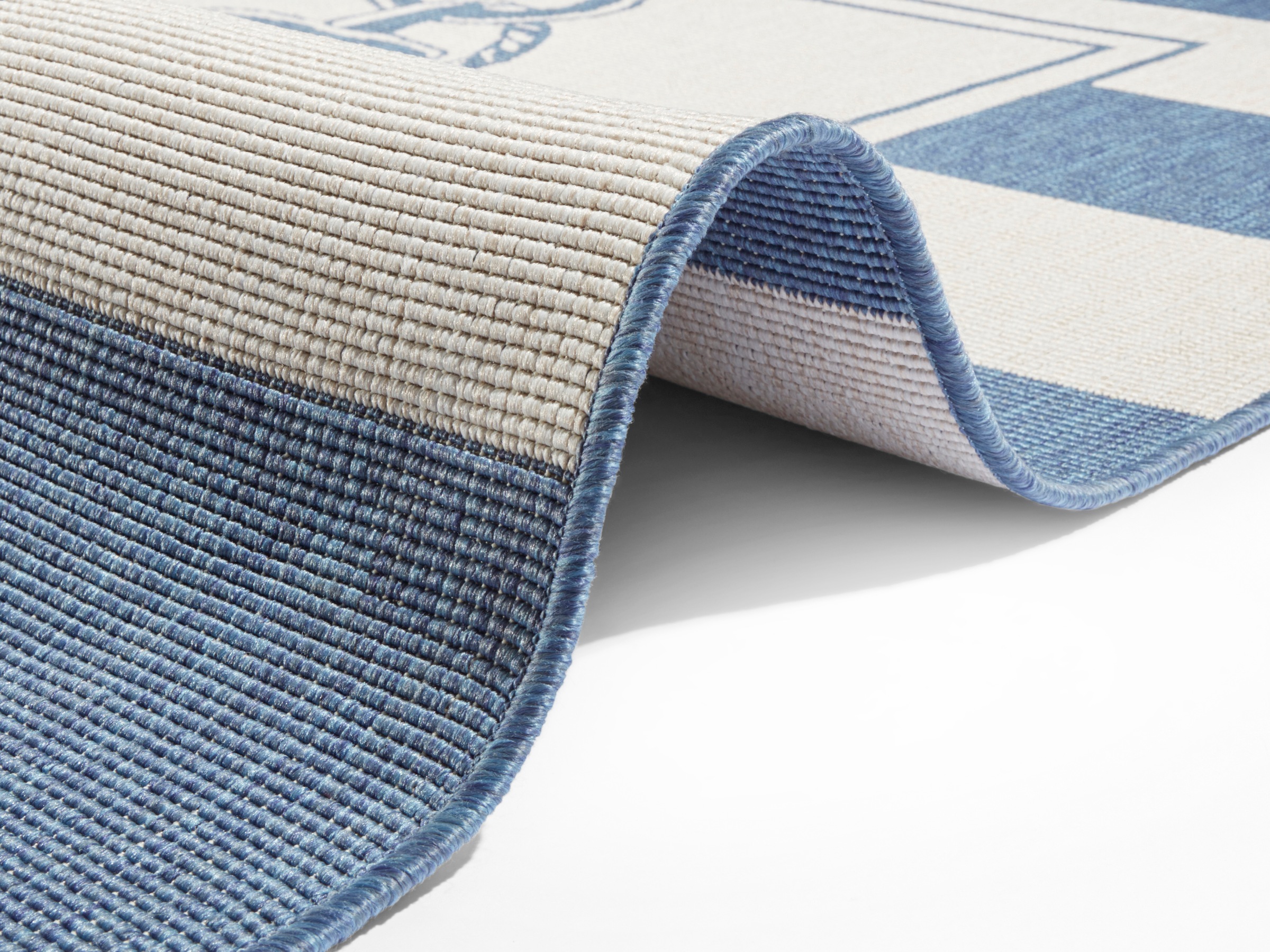 NORTHRUGS Teppich »Gandara«, rechteckig, 5 mm Höhe, In-& Outdoor, Teppich, Wetterfest, Balkon, Garten, Wohnzimmer, Modern