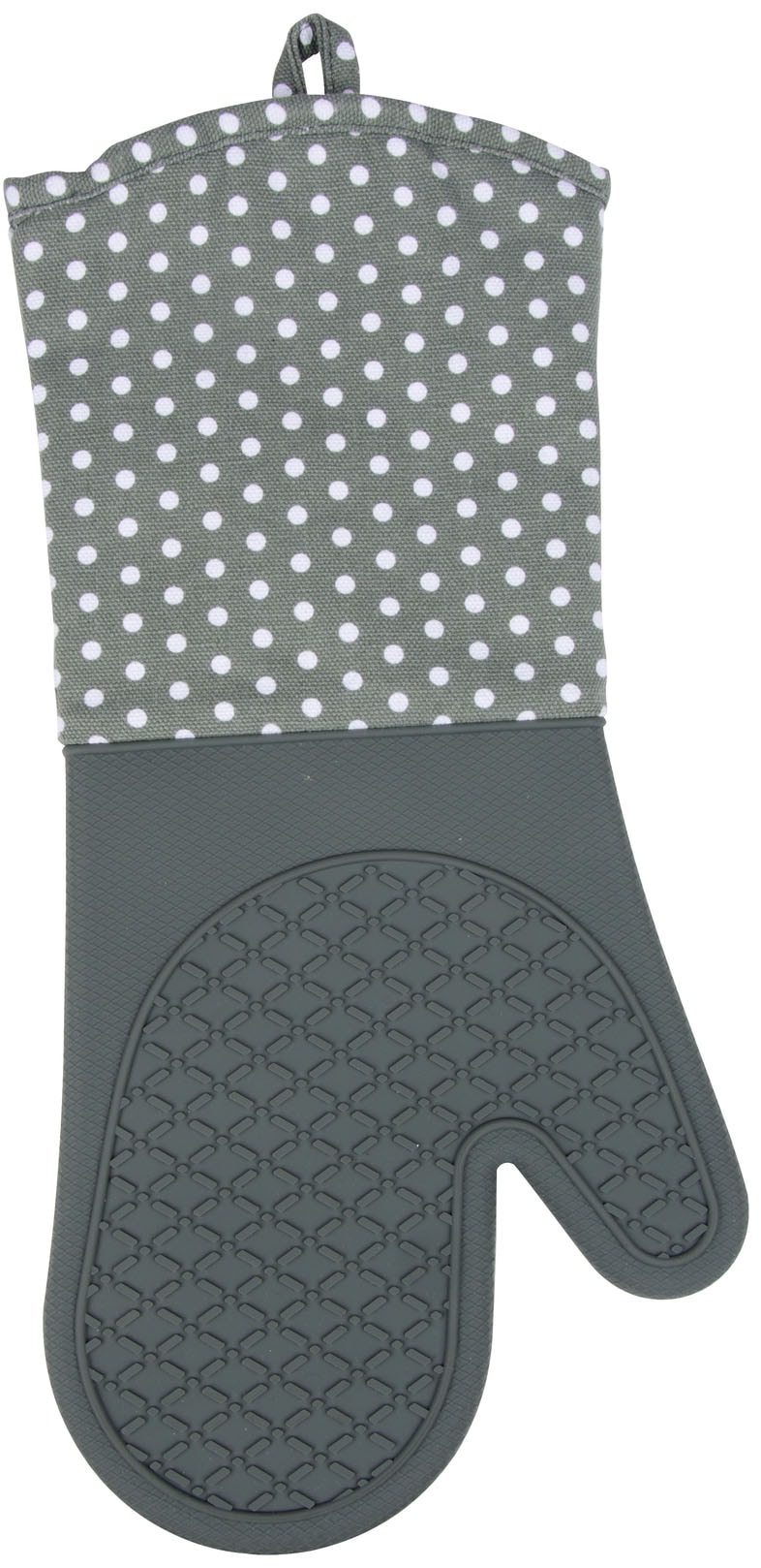 WENKO Topfhandschuhe »Modell Silikon«, (Set, 2 tlg.), Ofen- und Grillhandschuhe, Hitzeschutz, Baumwollinnenseite, 1 Paar