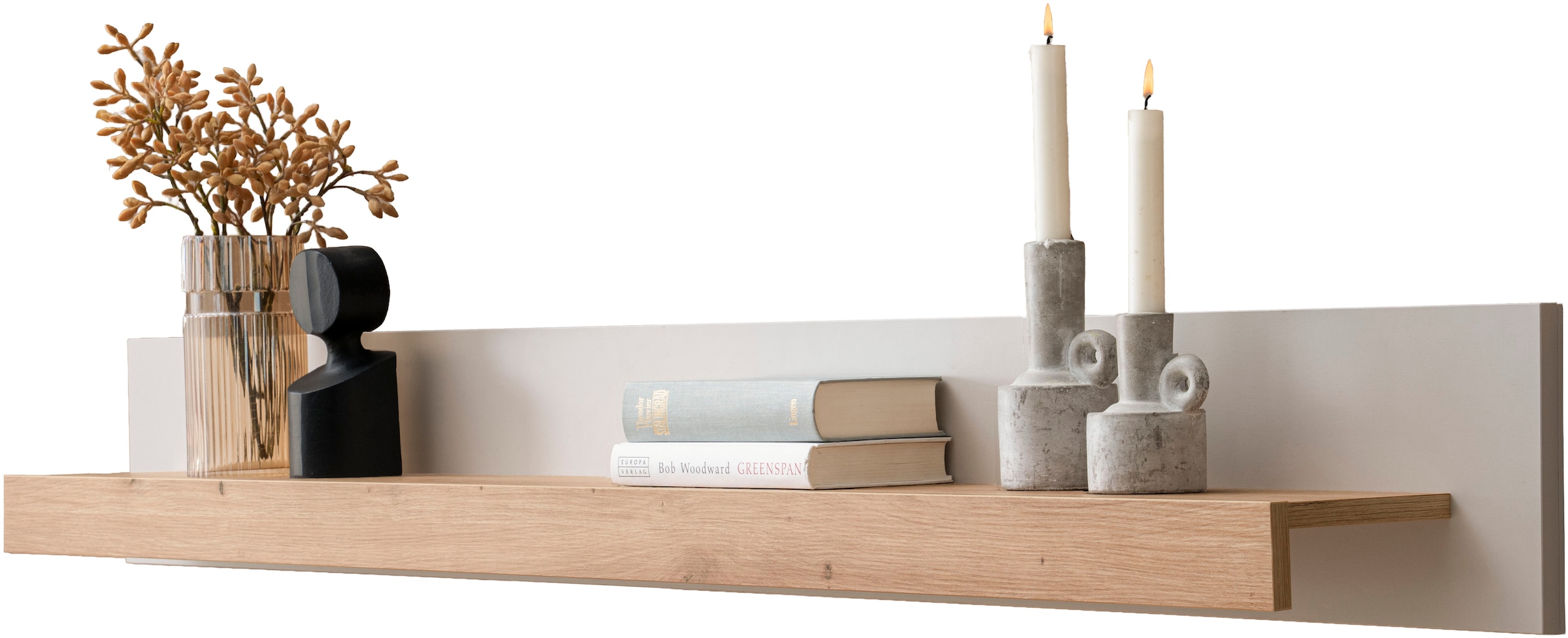 Home affaire Wandboard »Sonora, modernes Wandregal, Wandhalter mit Ablagefläche, 159 cm breit« vielseitig einsetzbares Hängeregal, in zwei Grössen verfügbar