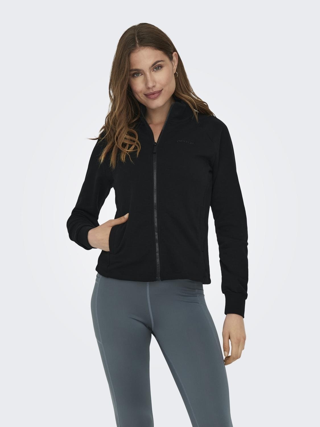 Image of ONLY Play Sweatjacke "ONPMELINA LS HN ZIP SWT NOOS"