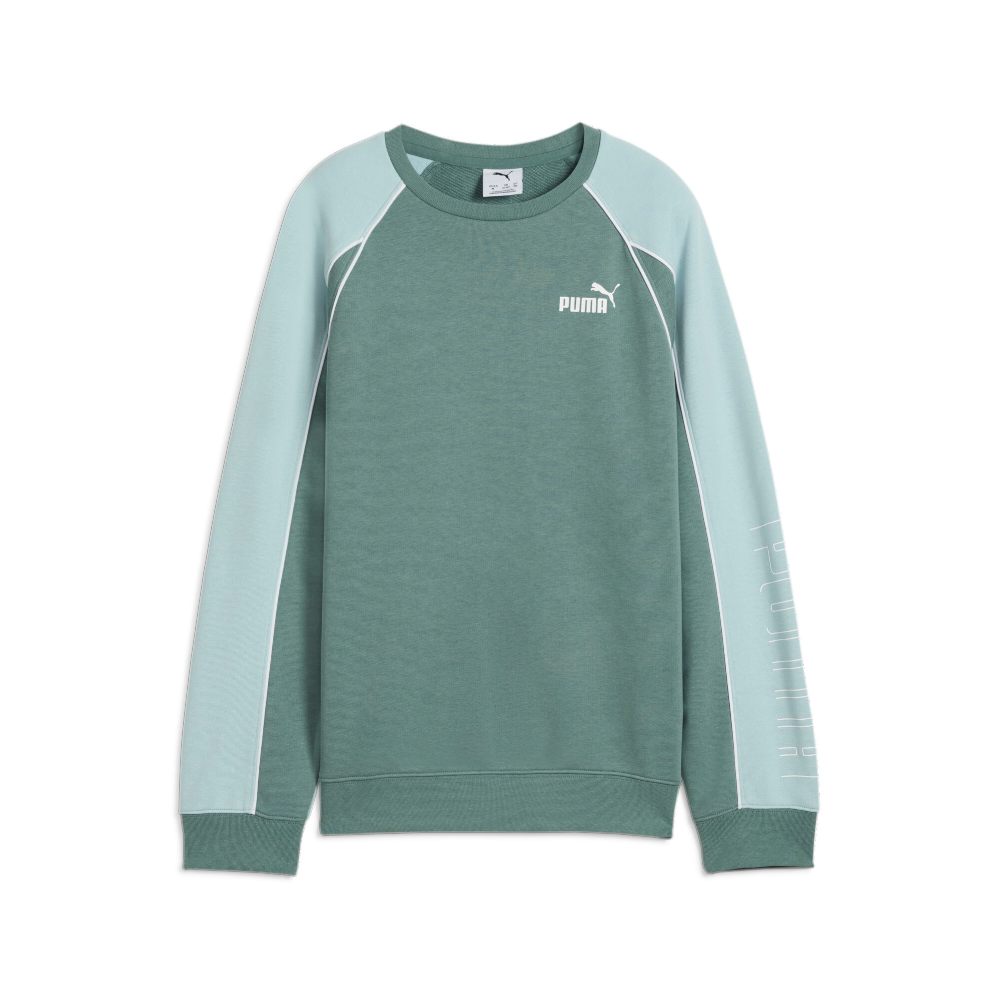 Image of PUMA Sweatshirt "SPORT CREW TR G", mit Paspeldetails, mit Gummiprint, mit Rundhalsausschnitt