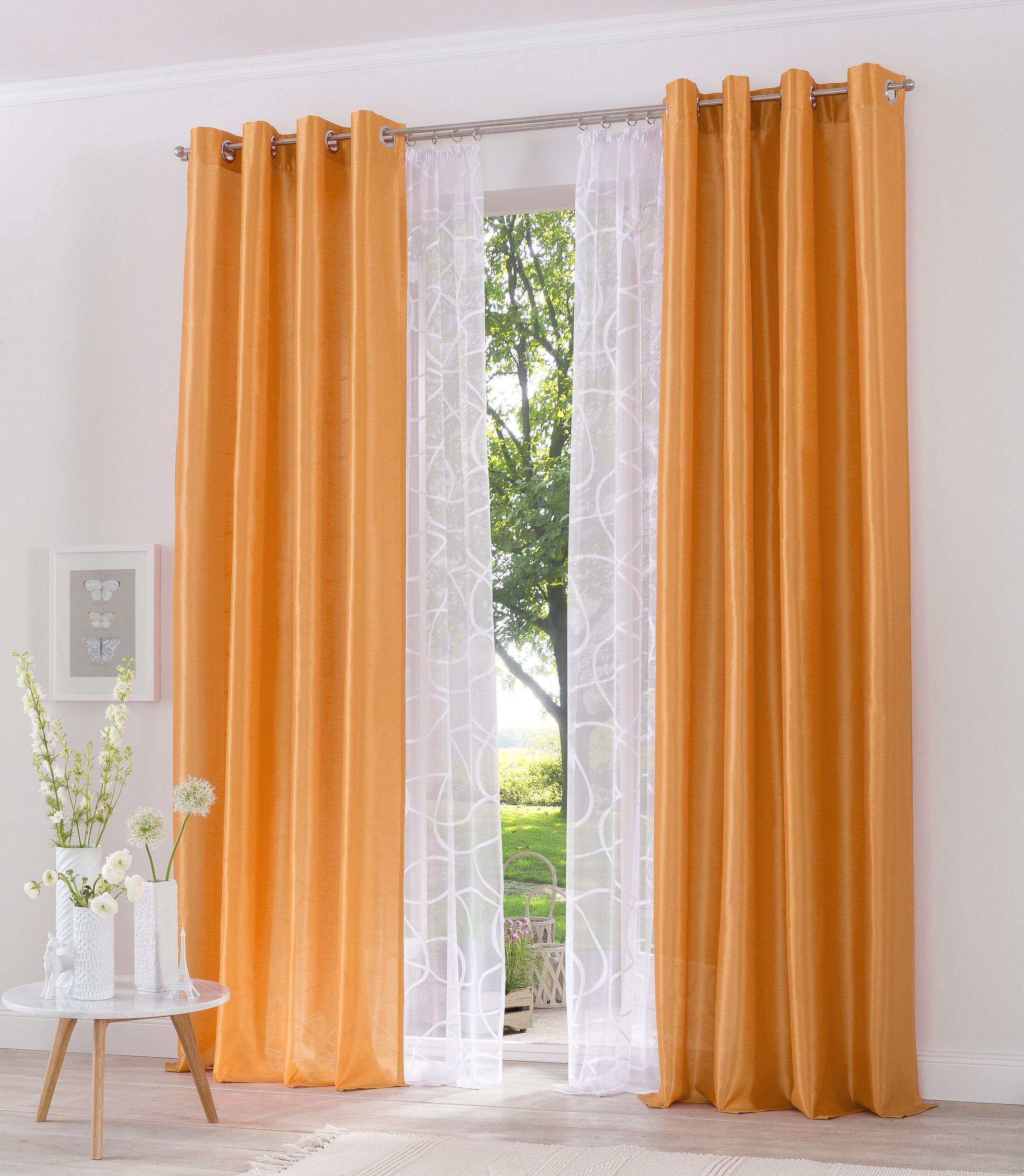 Image of my home Gardine »Mirow«, (1 St.), Fertiggardine, transparent bei Ackermann Versand Schweiz