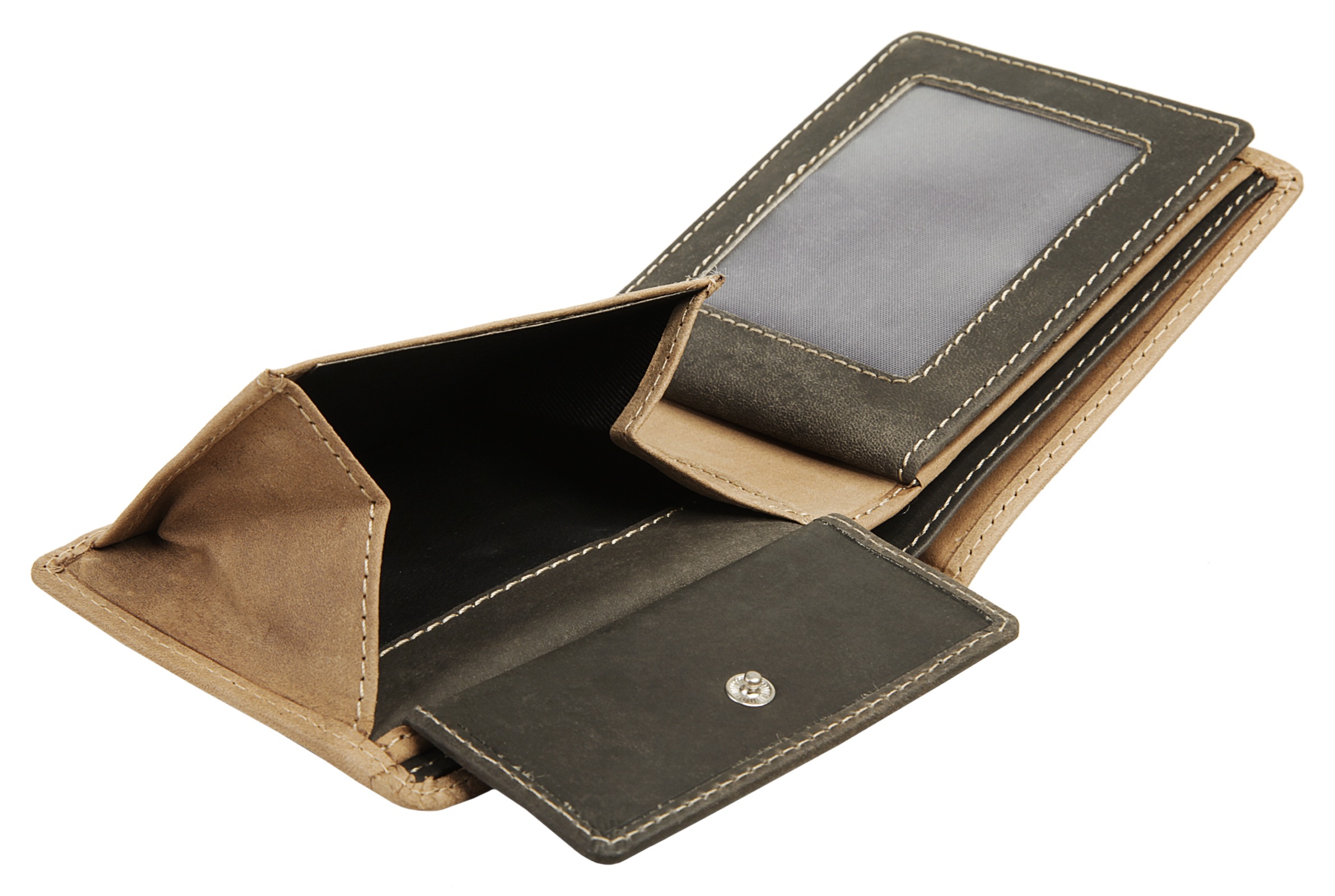 BODENSCHATZ Geldbörse »BICOLOUR« echt Leder