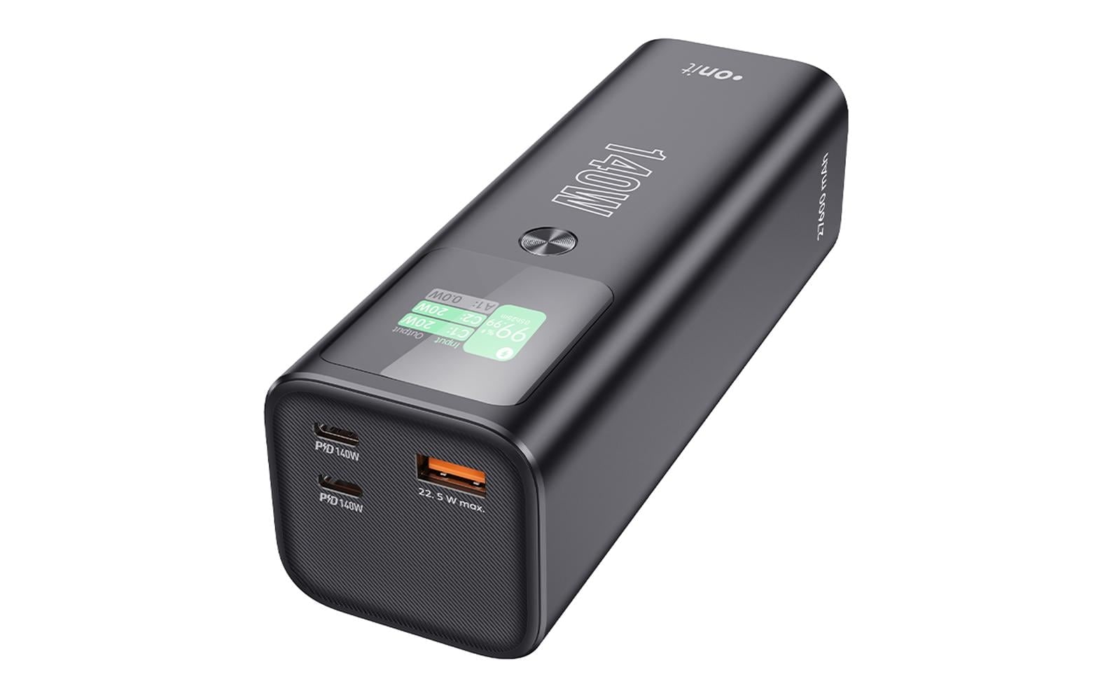 onit Banque d'énergie »Pro Block 27600 mAh PD« 27.600 mAh powerbank puissante au design compact avec trois ports de charge