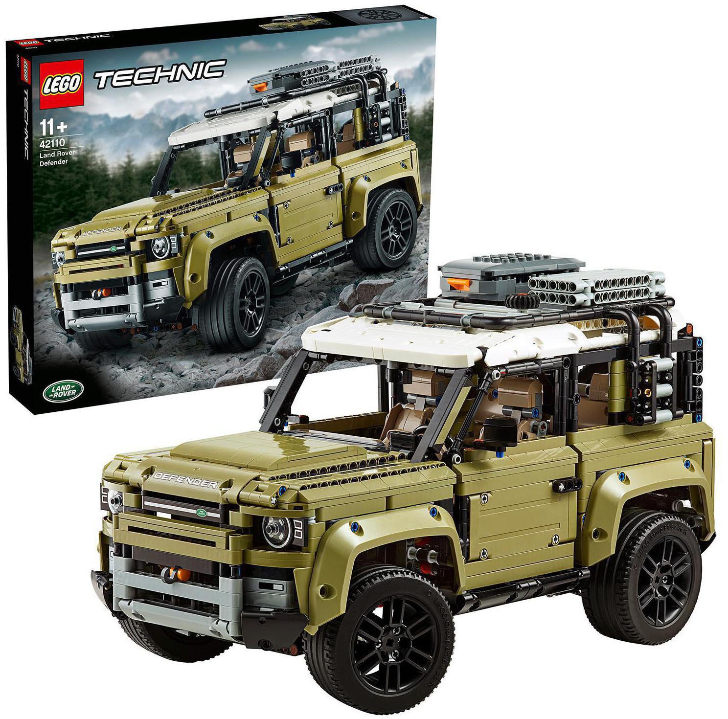 Image of LEGO® Konstruktionsspielsteine »Land Rover Defender (42110), LEGO® Technic«, (2573 St.), Made in Europe bei Ackermann Versand Schweiz