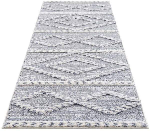 Image of Carpet City Hochflor-Läufer »Focus«, rechteckig, 20 mm Höhe, Boho-Teppich, besonders weich, 3D-Effekt, ideal für Wohnzimmer & Schlafzimmer bei Ackermann Versand Schweiz