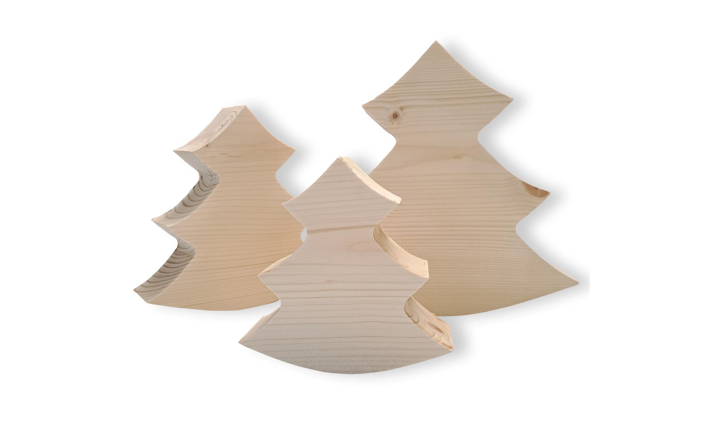 Holz Zollhaus Figurine de décoration »Massivholz Tannenbaum«