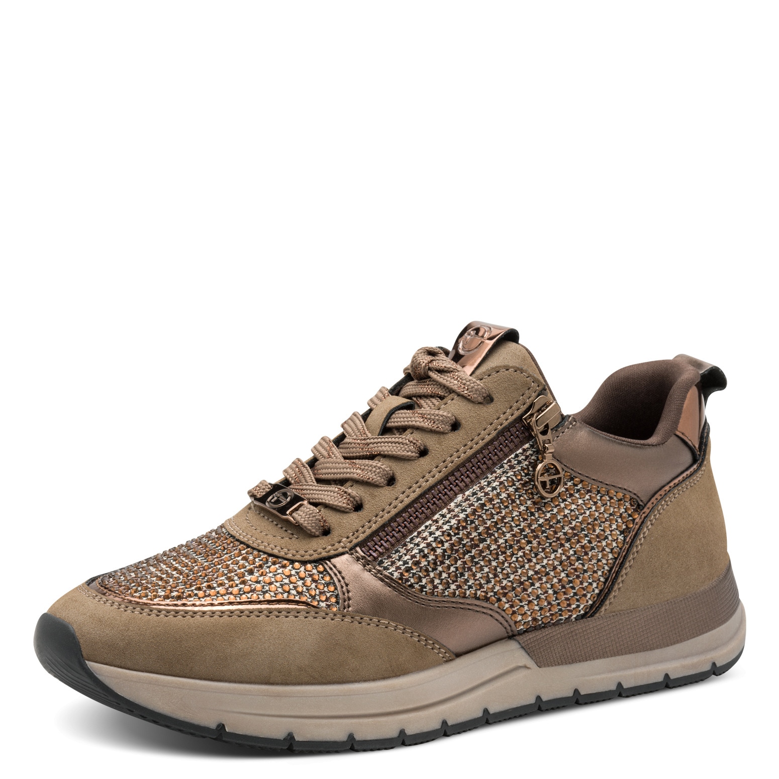 Image of Tamaris Plateausneaker, Freizeitschuh, Halbschuh, Schnürschuh in veganer Verarbeitung