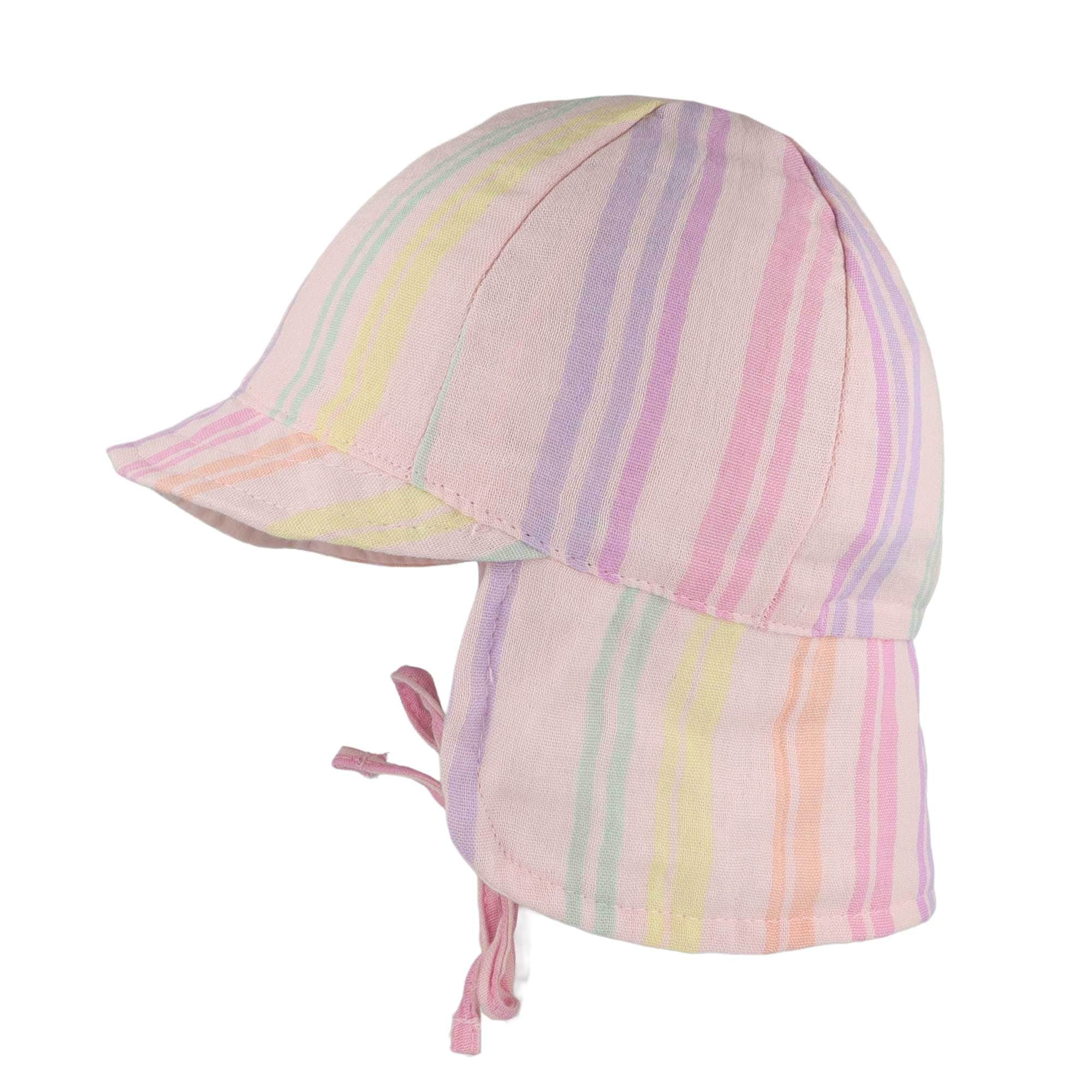 MAXIMO Casquette à visière Musselin, Nackenschutz, Bindeband, Unisex, UV-Schutz