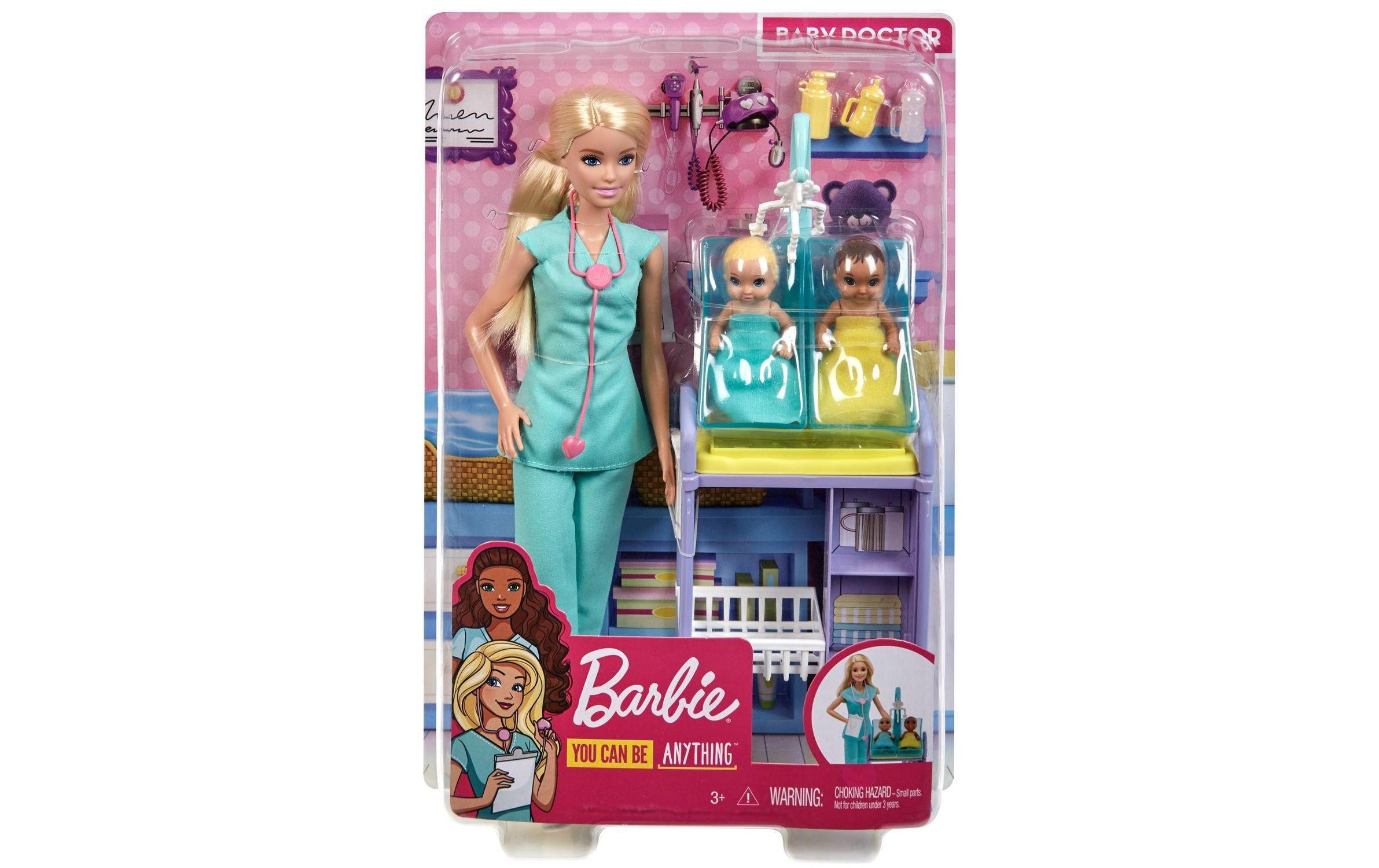 Barbie Spielfigur »Spielset Kinderärztin«, (10 tlg.)