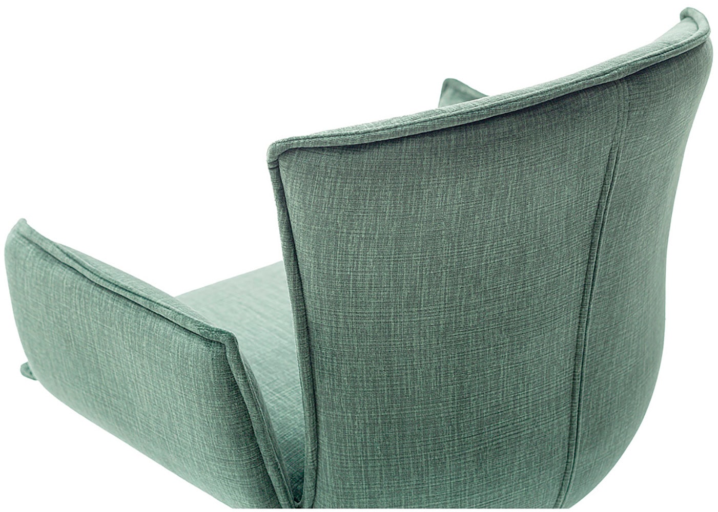 MCA furniture 4-Fussstuhl »NALON Esszimmerstuhl (2er Set) - Stuhl«, (Set), 2 St., Veloursstoff, 360° drehbar, Schwingfunktion, Metall, Veloursoptik, belastbar 120 kg