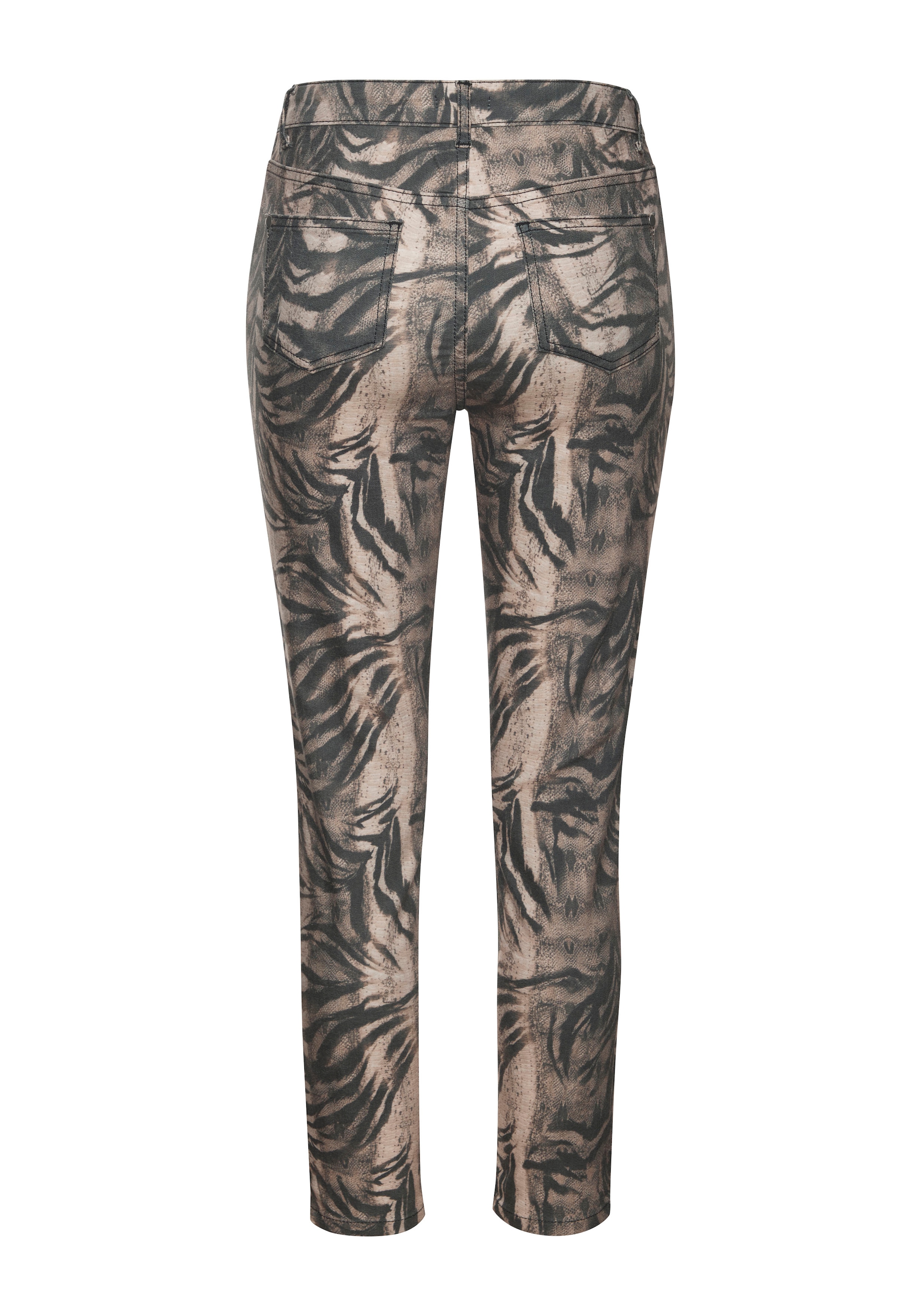 LASCANA 7/8-Jeggings, mit Animaldruck, elastische Skinny Jeans mit Alloverdruck