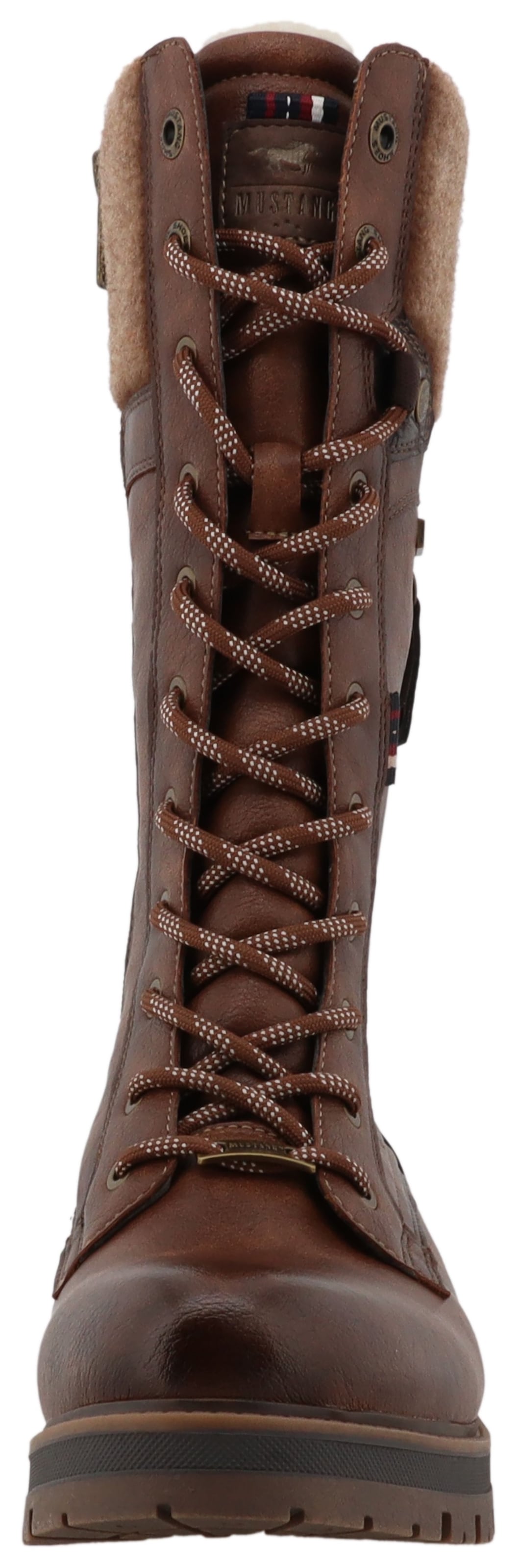 Mustang Shoes Winterstiefel »Darleen«  Schnürstiefel mit Reissverschluss
