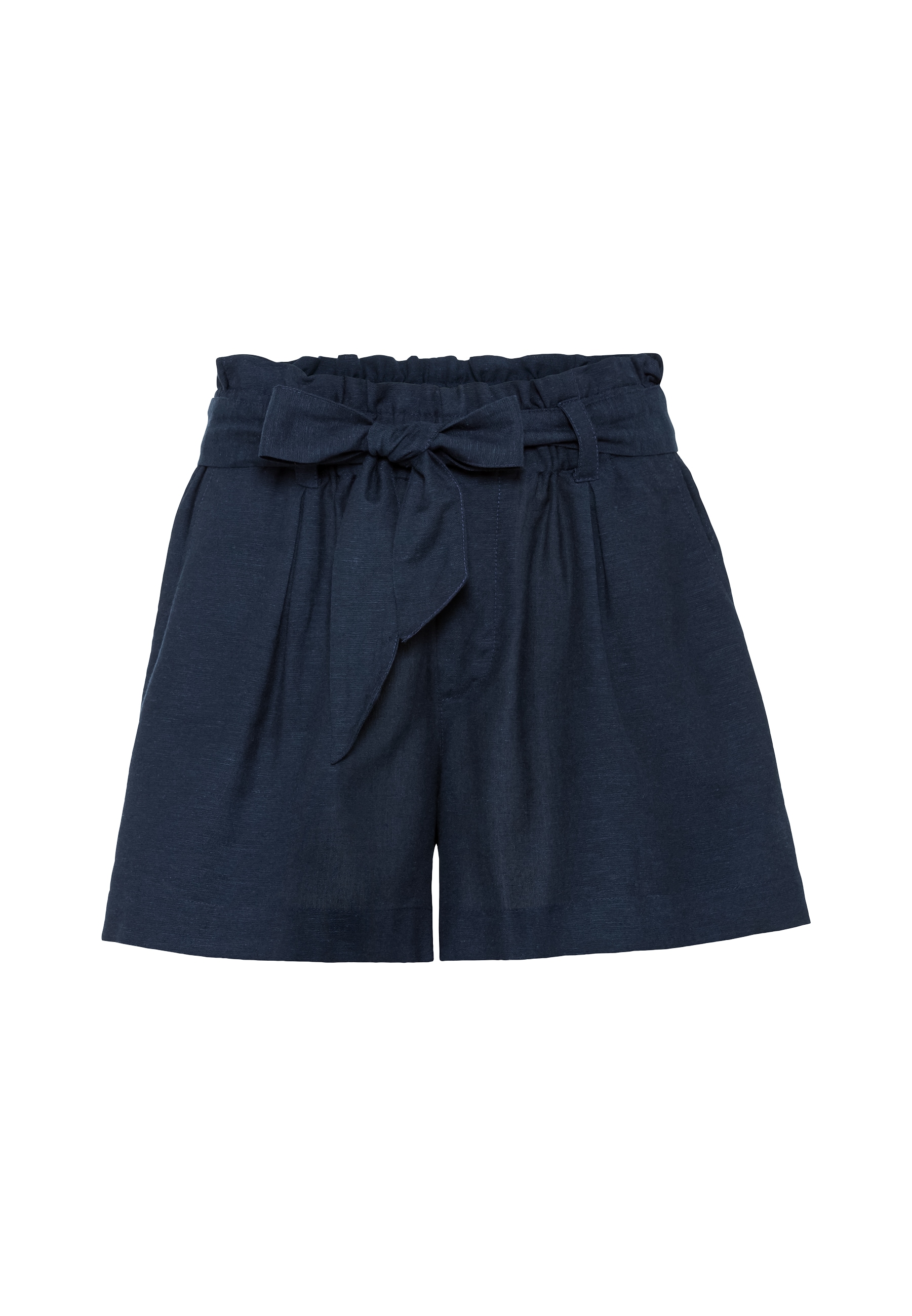 ♕ LASCANA Paperbag-Stil Shorts, (mit aus Leinenmix Bindegürtel), versandkostenfrei bestellen im