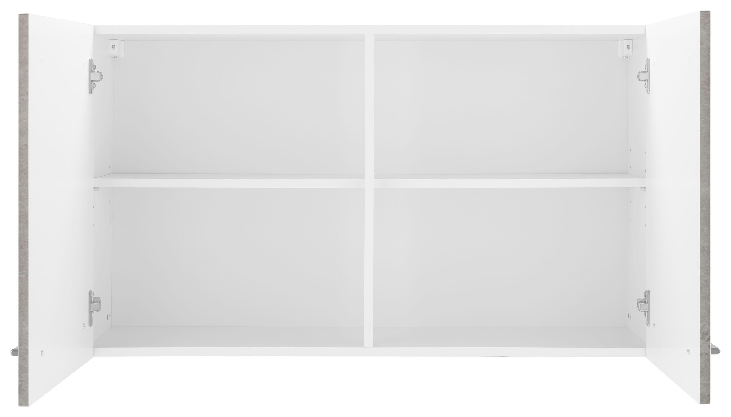 KOCHSTATION Hängeschrank »KS-Tulsa« 100 cm breit, 57 cm hoch, 2 Türen, schwarzer Metallgriff, MDF Front