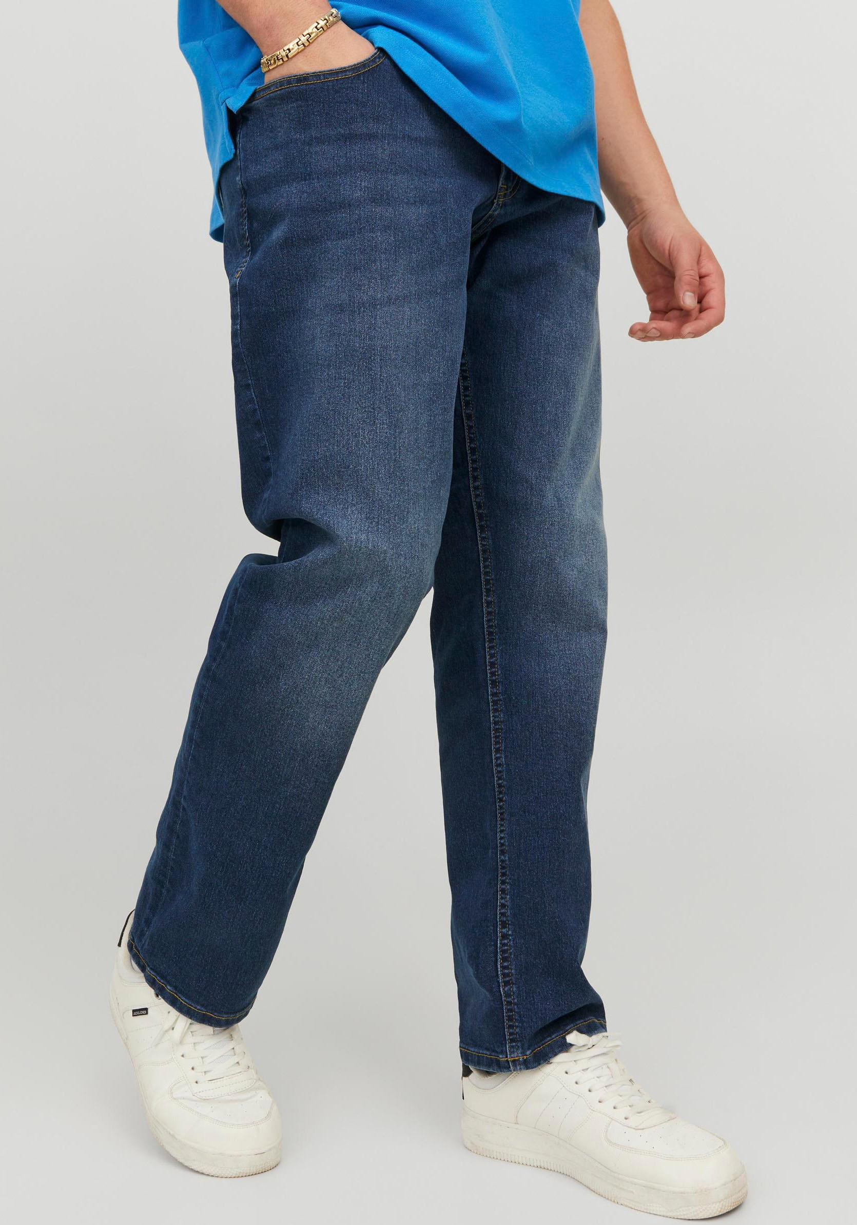 Jack & Jones PlusSize Slim-fit-Jeans »JJIGLENN JJORIGINAL MF 071 NOOS PLS«