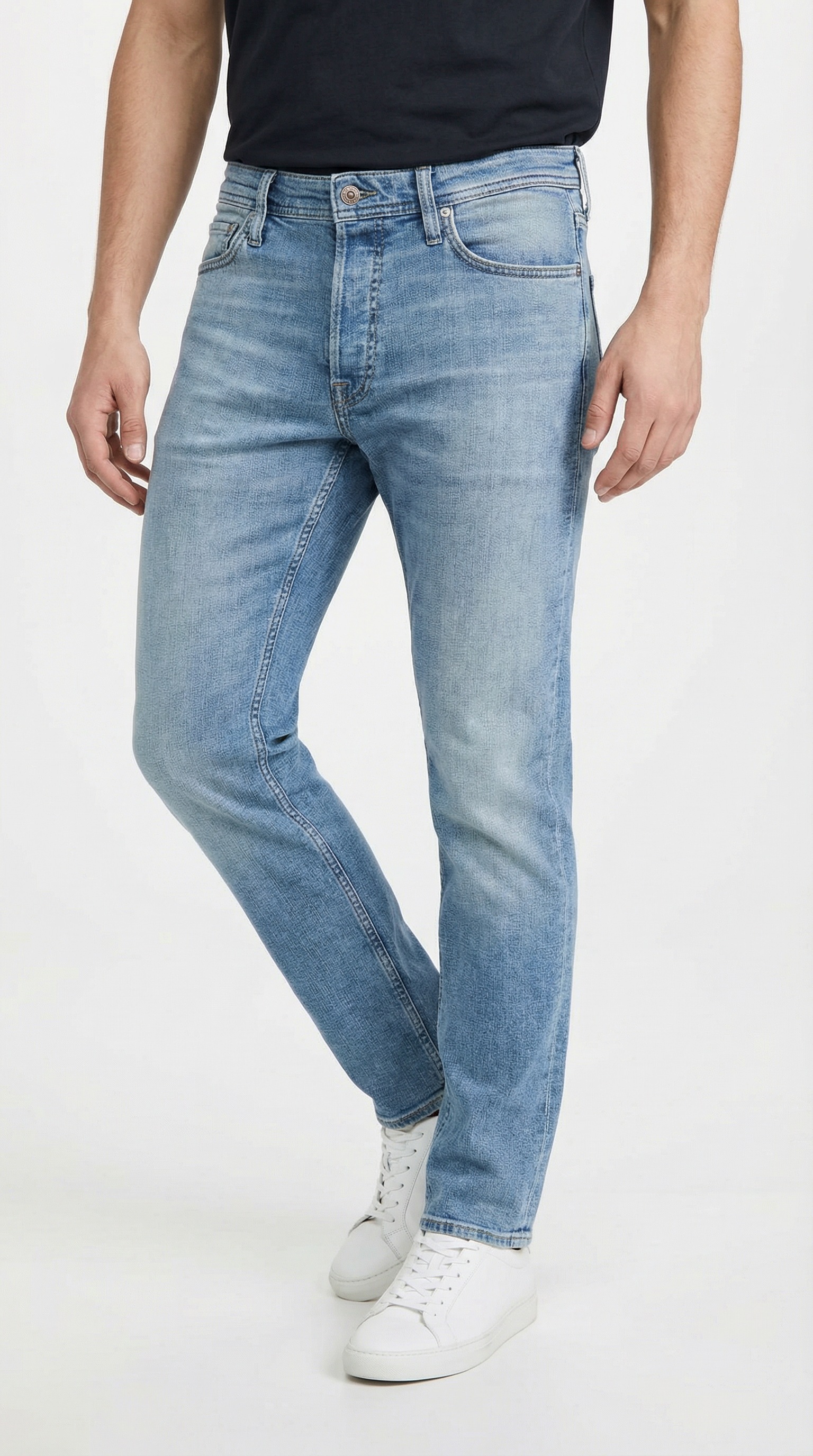 Image of Jack & Jones Tapered-fit-Jeans "JJIMIKE JJORIGINAL CJ SN" mit Five-Pocket-Design