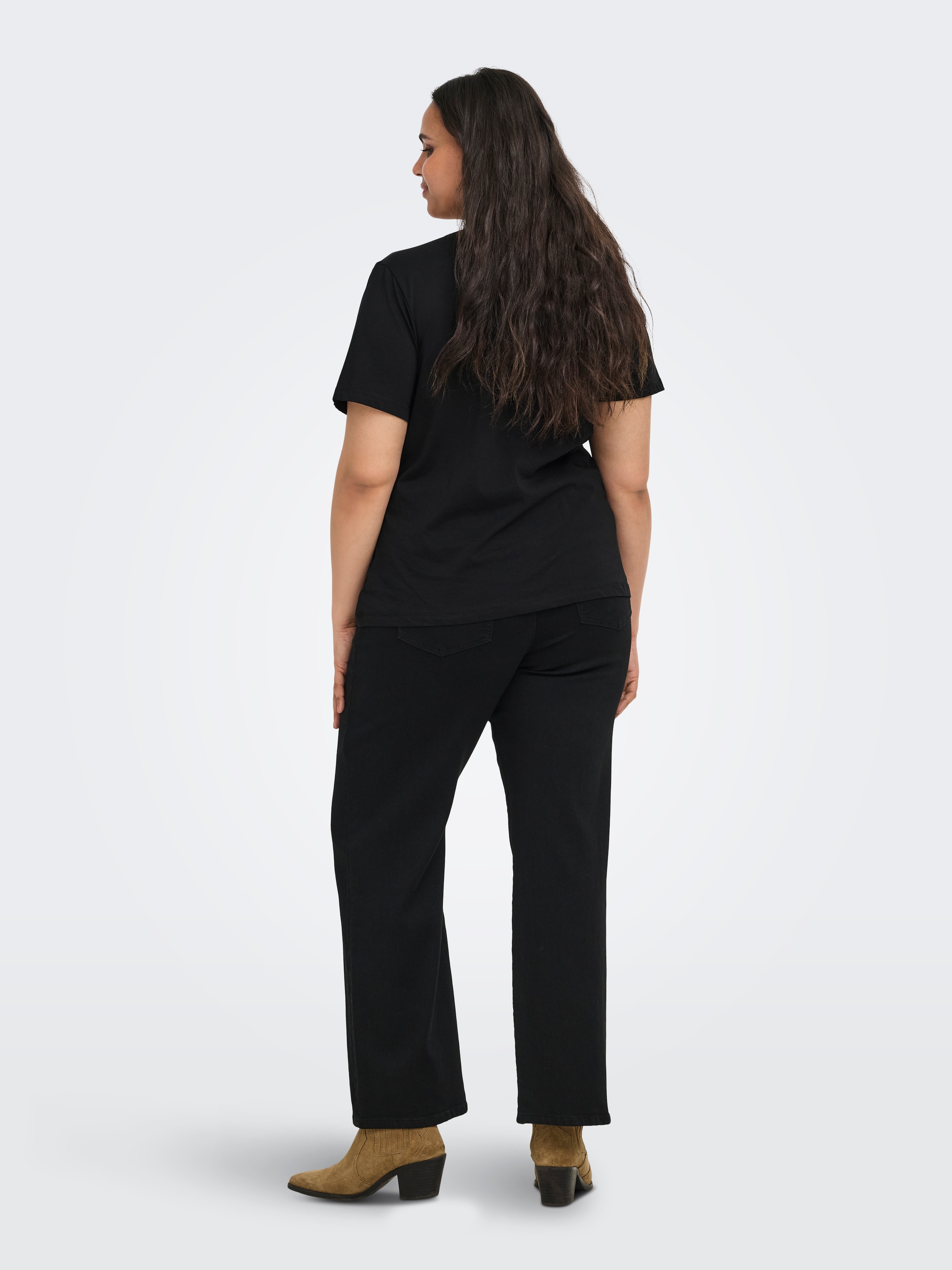 ONLY CARMAKOMA Kurzarmshirt »CARKITA S/S REG TEE JRS NOOS« Baumwolle, regular fit