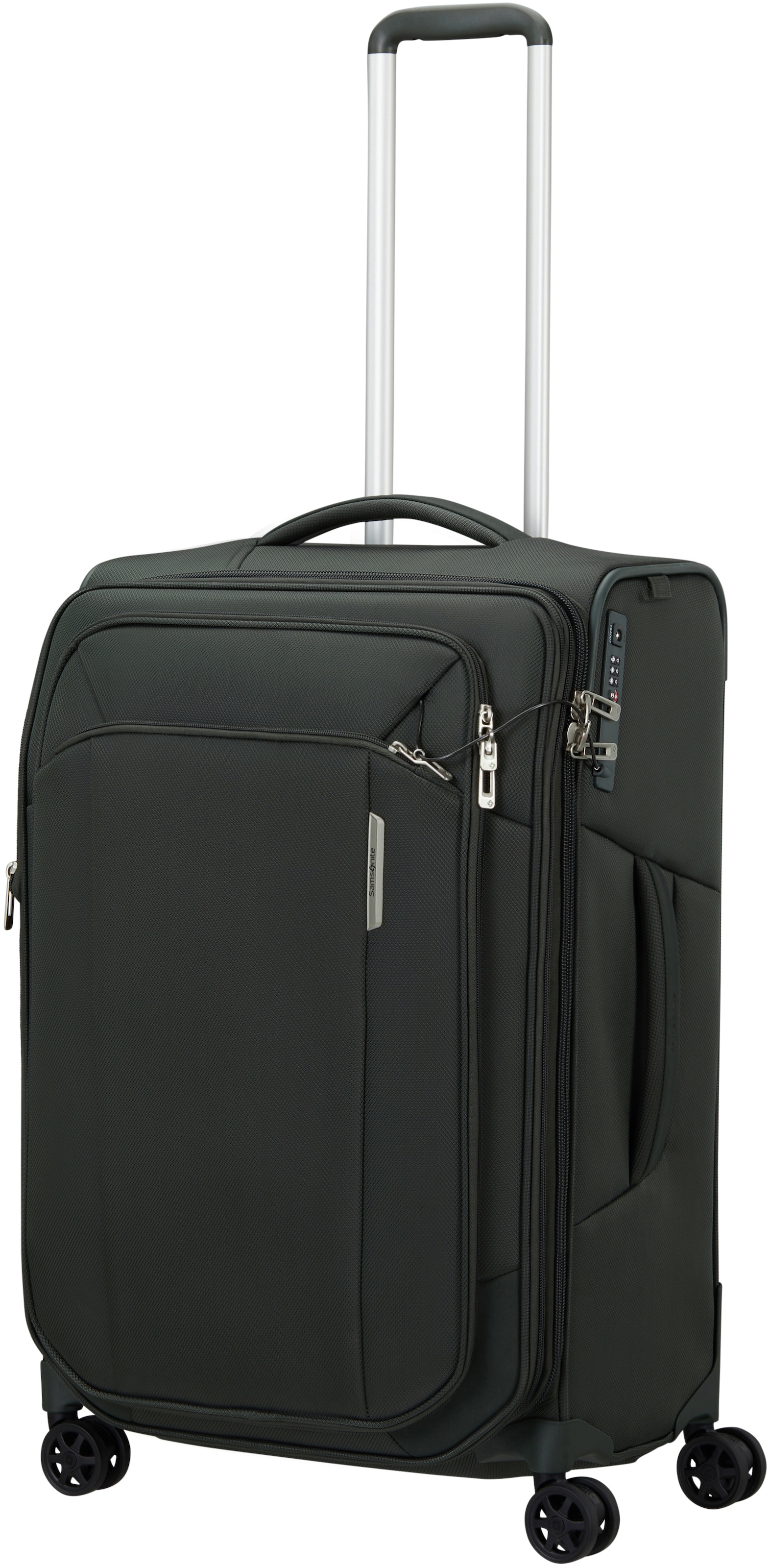 Samsonite Weichgepäck-Trolley »RESPARK exp, verschiedene Grössen und Farben«, 4 Rollen, Reisekoffer Aufgabegepäck Reisegepäck mit Volumenerweiterung